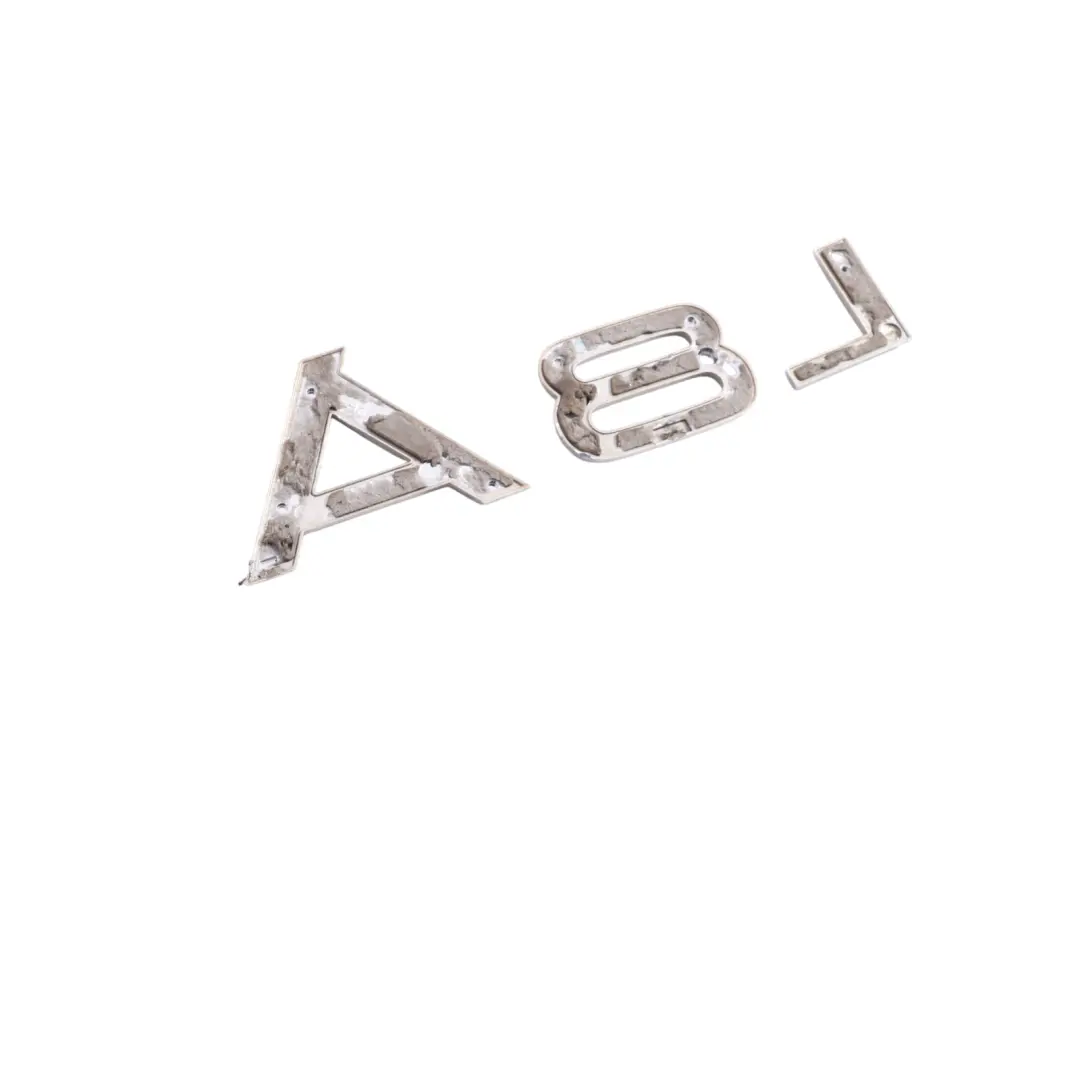 Boot Lid Hatch Badge Lettering A8L Emblem to Audi A8 D4 Rear Tailgate with Part number 4D0853741E Audi A8 D4 Rear Tailgate Boot Lid Hatch Badge Lettering A8L Emblem - SKU 4D0853741E - Part number 4D0853741E