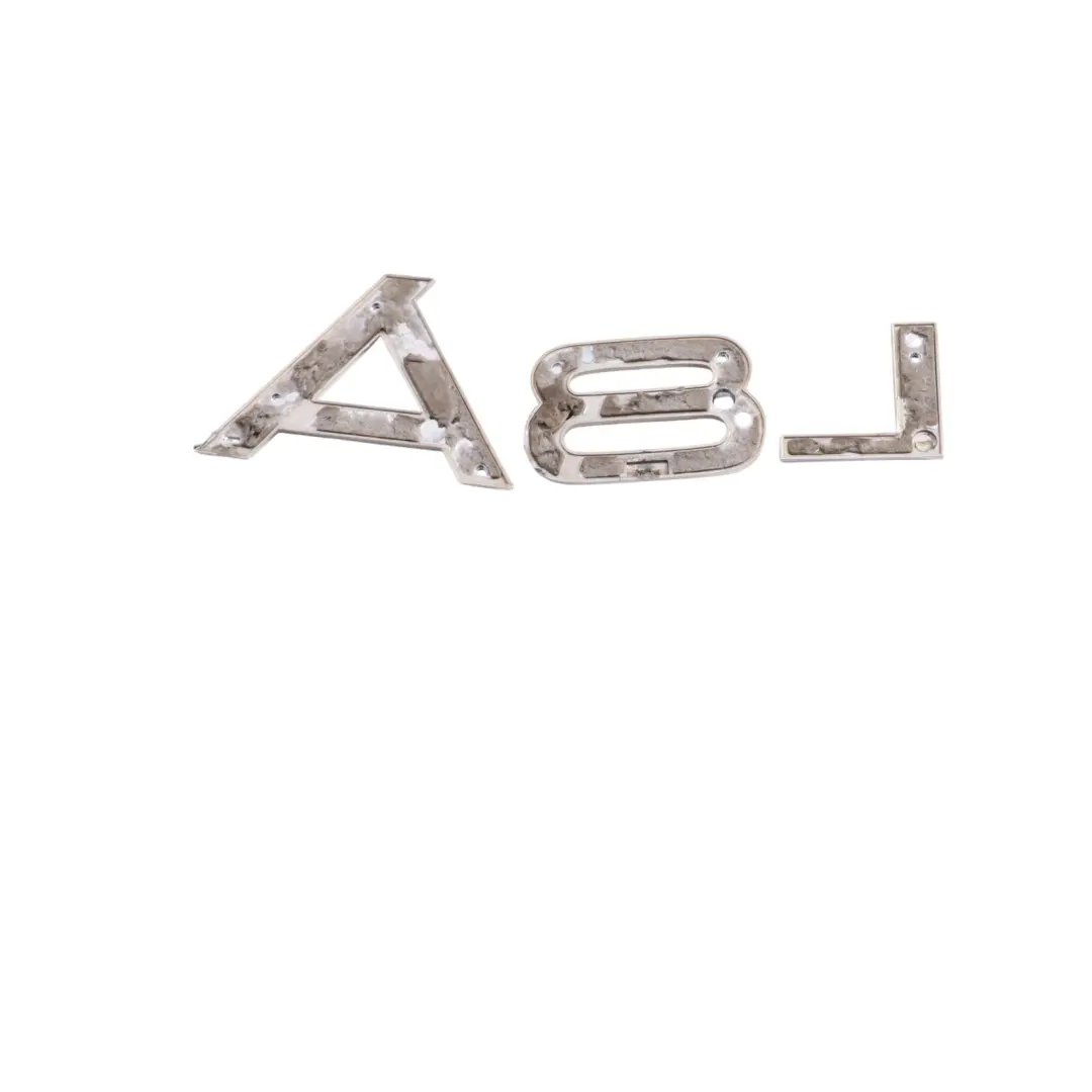 Boot Lid Hatch Badge Lettering A8L Emblem to Audi A8 D4 Rear Tailgate with Part number 4D0853741E Audi A8 D4 Rear Tailgate Boot Lid Hatch Badge Lettering A8L Emblem - SKU 4D0853741E - Part number 4D0853741E