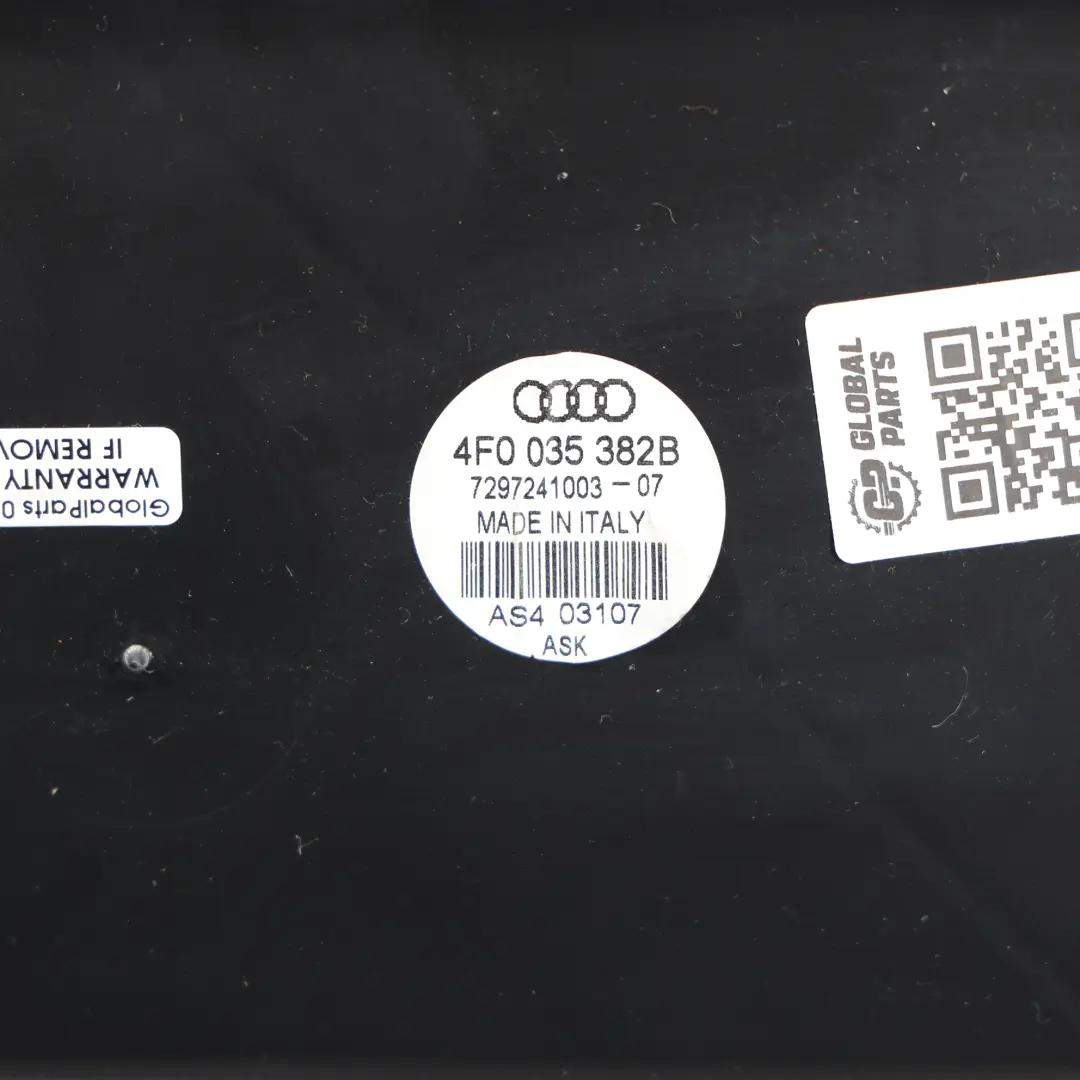 Vordertür Lautsprecher Subwoofer Gehäuse Abdeckung Rechts für Audi A6 C6 mit Teilenummer 4F0035382B Audi A6 C6 Vordertür Lautsprecher Subwoofer Gehäuse Abdeckung Rechts - SKU 4F0035382B - Teilenummer 4F0035382B
