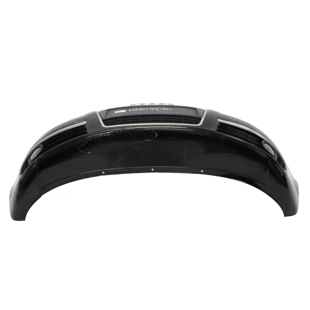 Front Bumper Trim Panel Cover Brilliant Black Metallic - Y9B to Audi A6 C6 with Part number 4F0807105 Audi A6 C6 Front Bumper Trim Panel Cover Brilliant Black Metallic - Y9B - SKU 4F0807105-BBL - Part number 4F0807105