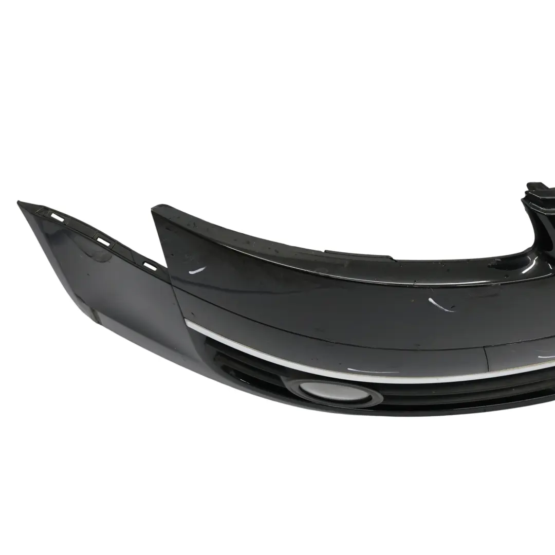 Front Bumper Trim Panel Cover Brilliant Black Metallic - Y9B to Audi A6 C6 with Part number 4F0807105 Audi A6 C6 Front Bumper Trim Panel Cover Brilliant Black Metallic - Y9B - SKU 4F0807105-BBL - Part number 4F0807105