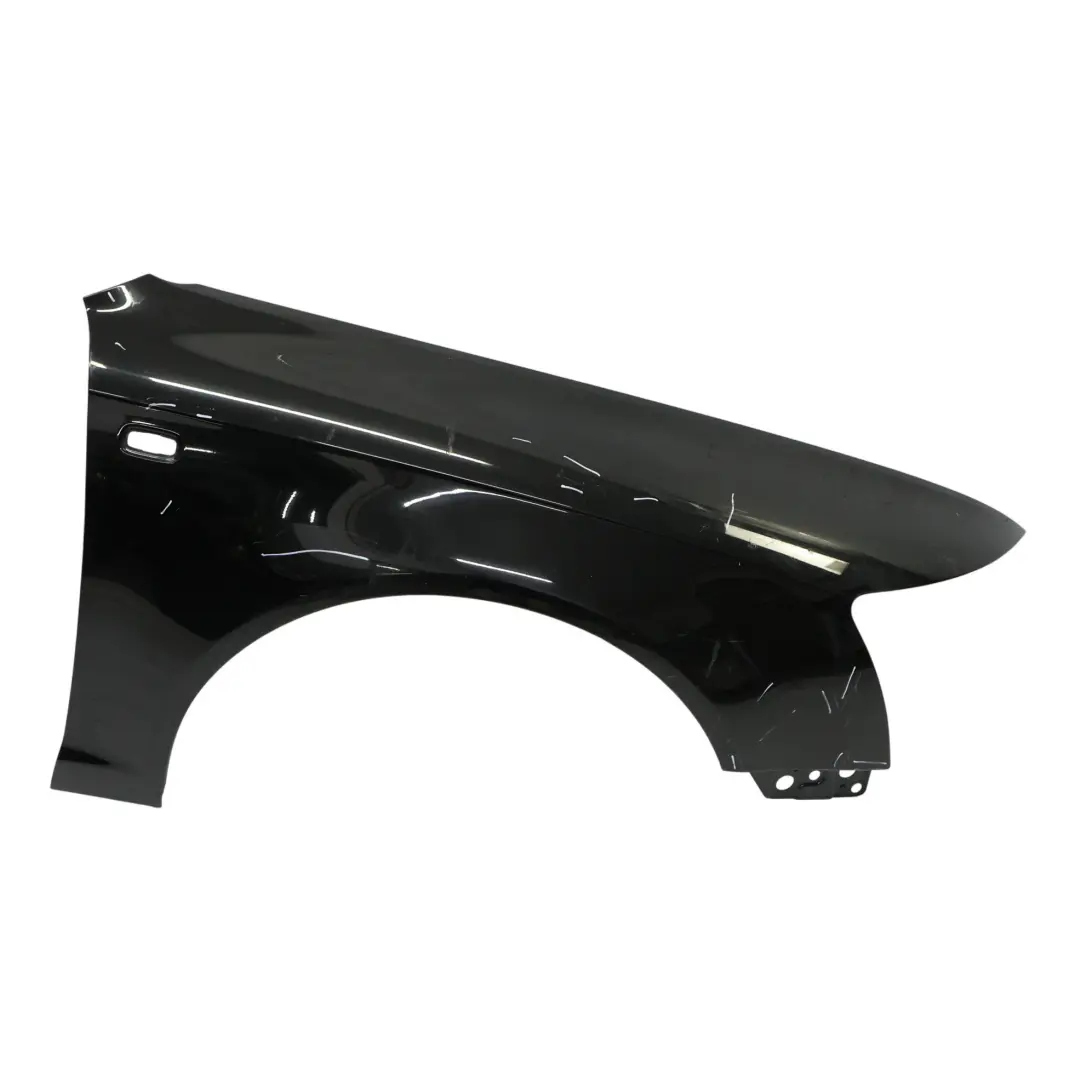  Seitenverkleidung Audi A6 C6 Vorne Rechts Kotflügel Brillantschwarz Metallic Y9B - SKU 4F0821104A-BBL1 - Teilenummer 4F0821104A