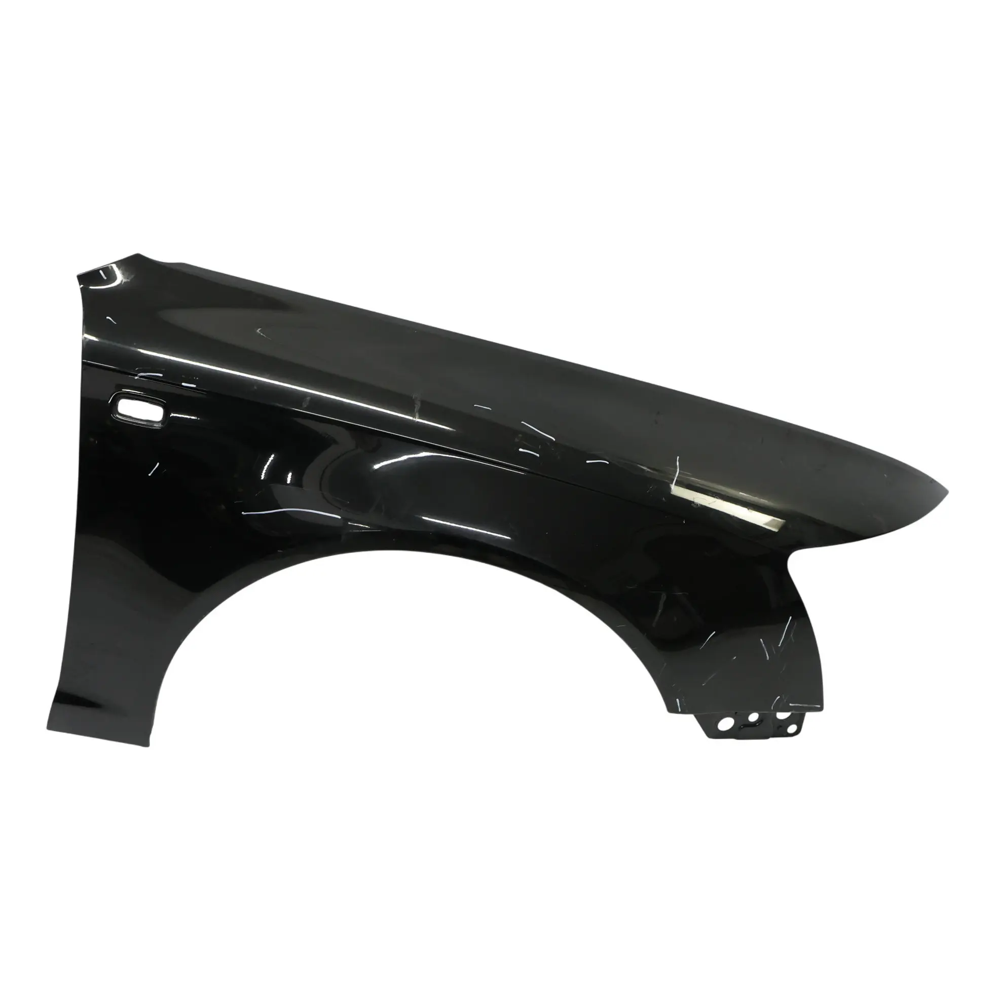 Side Panel Audi A6 C6 Front Right O/S Wing Fender Brilliant Black Metallic - Y9B