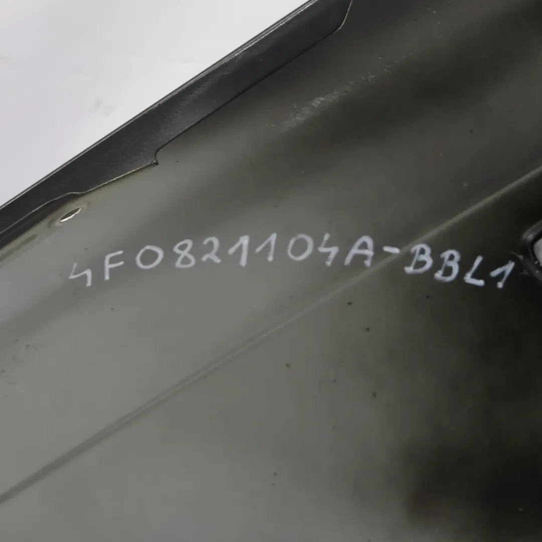 Side Panel Audi A6 C6 Front Right O/S Wing Fender Brilliant Black Metallic - Y9B to with Part number 4F0821104A Side Panel Audi A6 C6 Front Right O/S Wing Fender Brilliant Black Metallic - Y9B - SKU 4F0821104A-BBL1 - Part number 4F0821104A