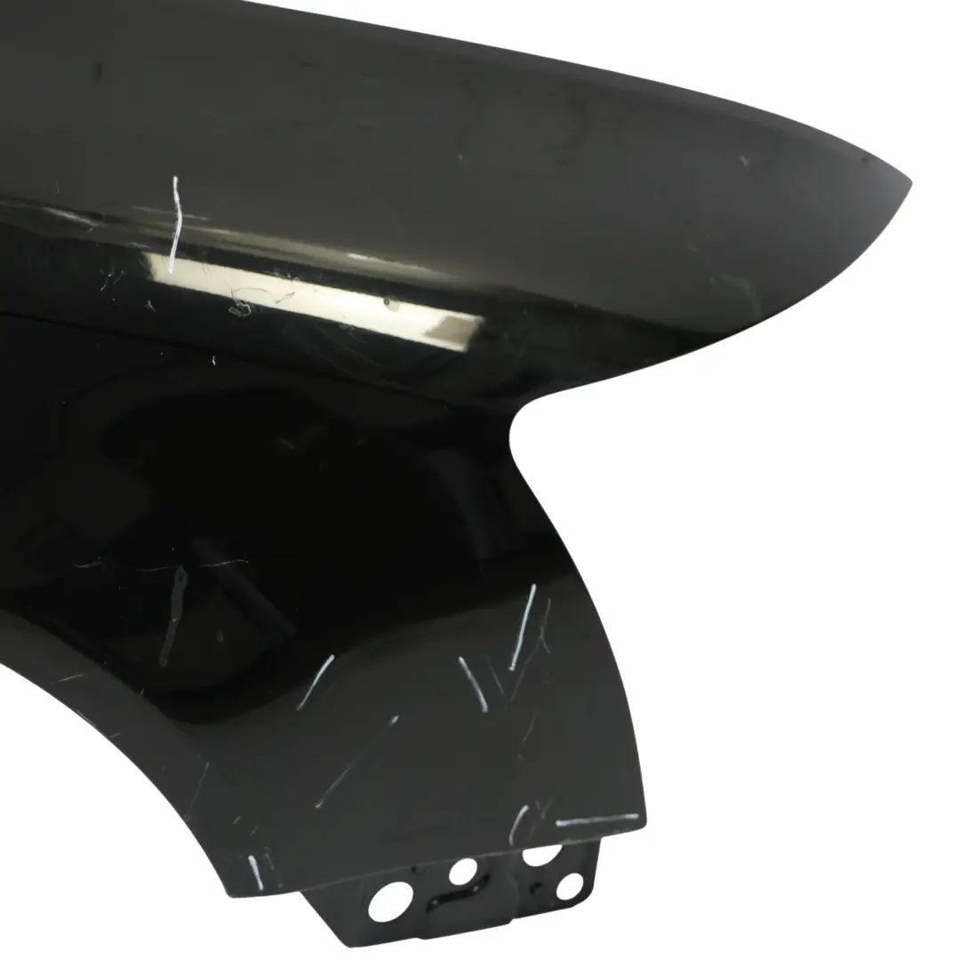  Seitenverkleidung Audi A6 C6 Vorne Rechts Kotflügel Brillantschwarz Metallic Y9B - SKU 4F0821104A-BBL1 - Teilenummer 4F0821104A