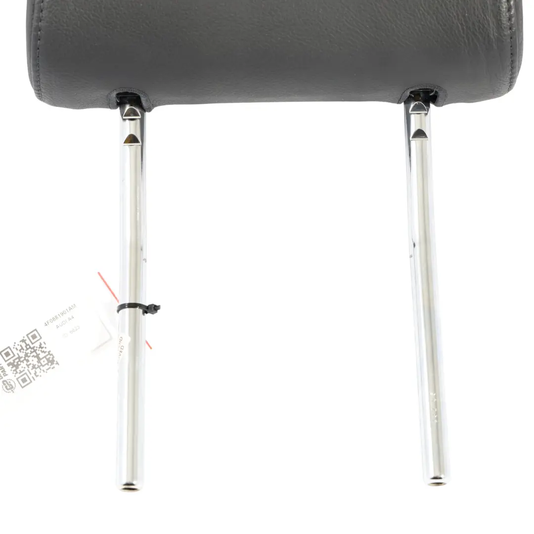 Audi A4 B7 A6 4F Front Seat Headrest Left N/S Black Leather - SKU 4F0881901AM - Part number 4F0881901AM