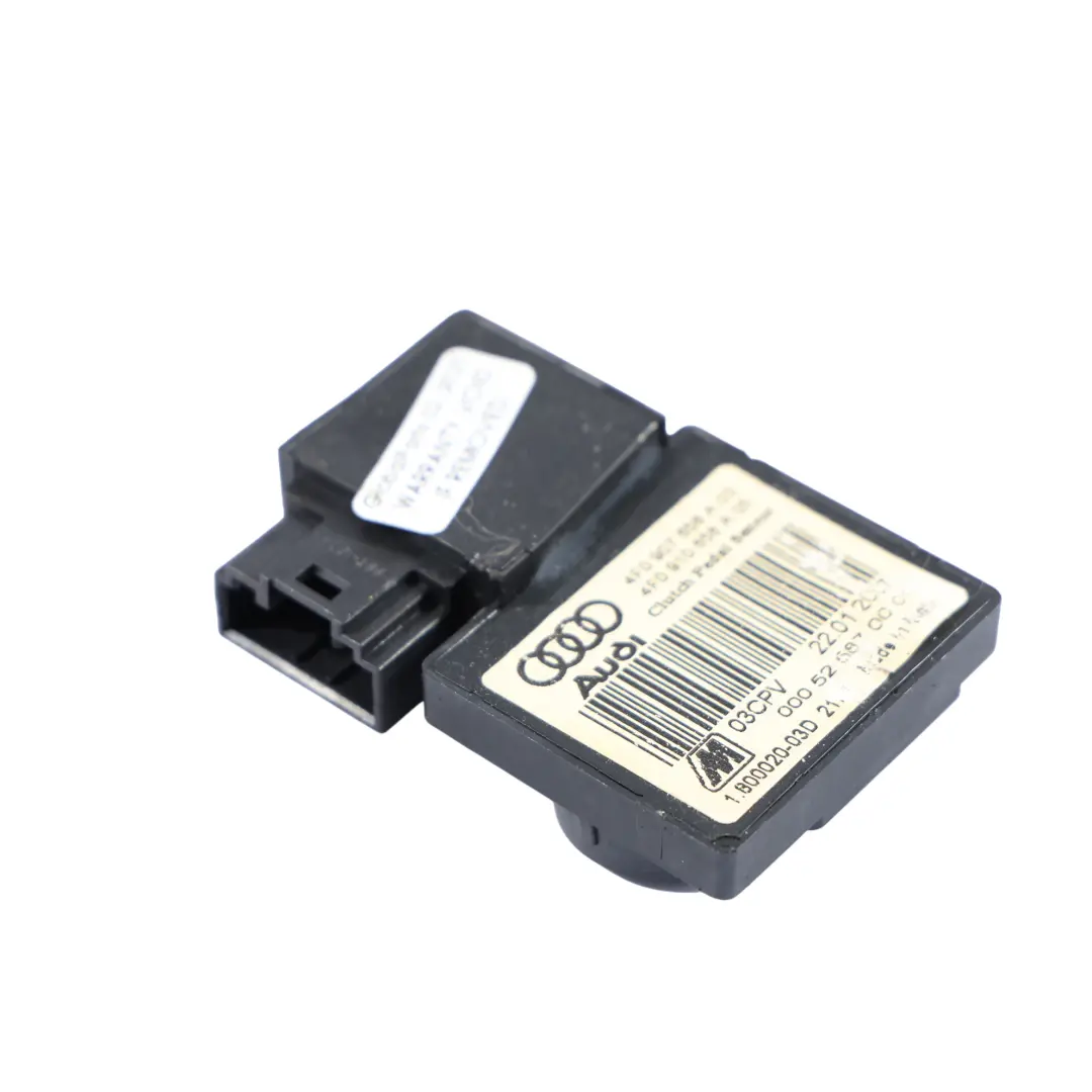 Kupplungs Pedalsteuerung Sensor Schalter für Audi A6 C6 mit Teilenummer 4F0907658A Audi A6 C6 Kupplungs Pedalsteuerung Sensor Schalter - SKU 4F0907658A - Teilenummer 4F0907658A