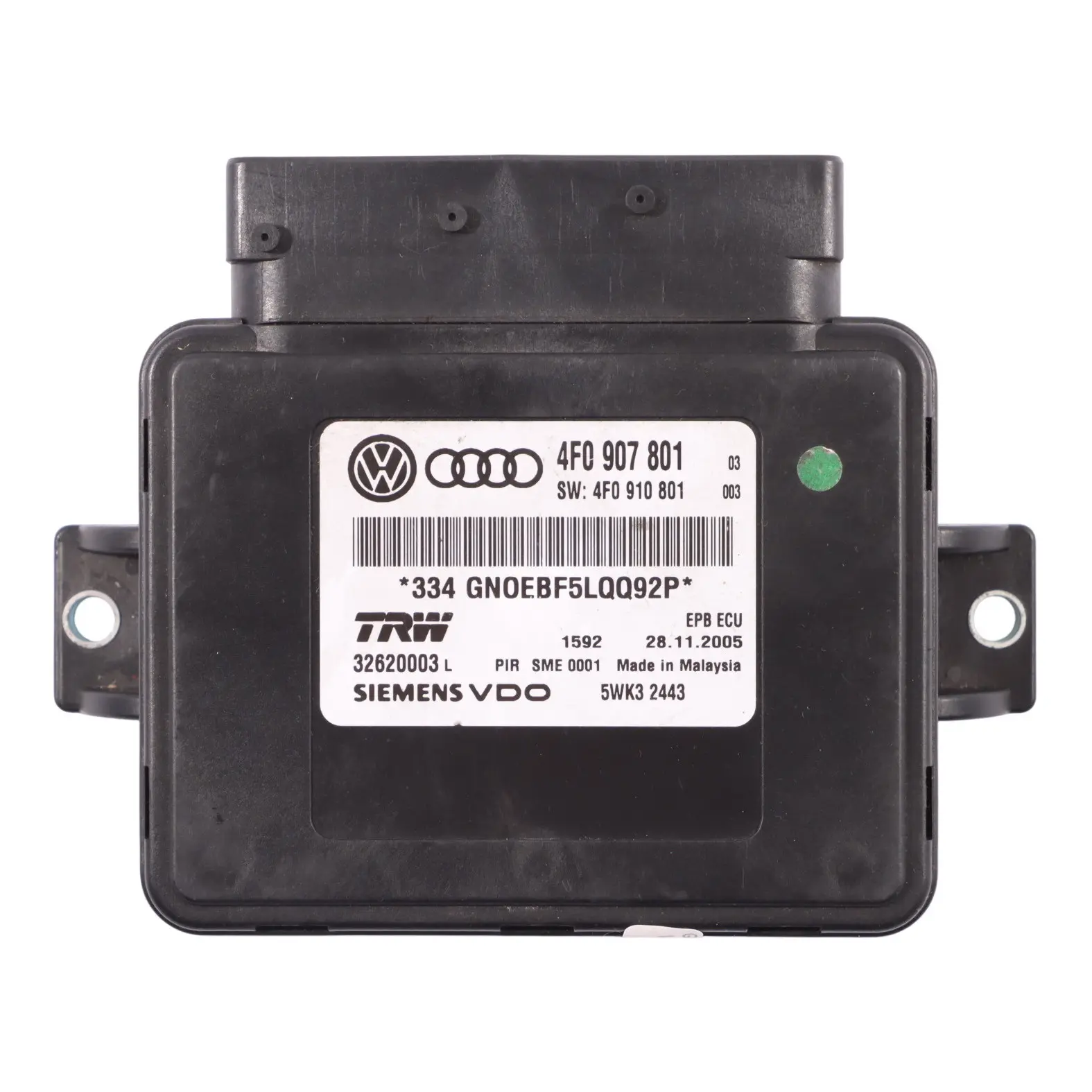 Audi A6 C6 Parking Brake Handbrake Module Control Unit 4F0907801