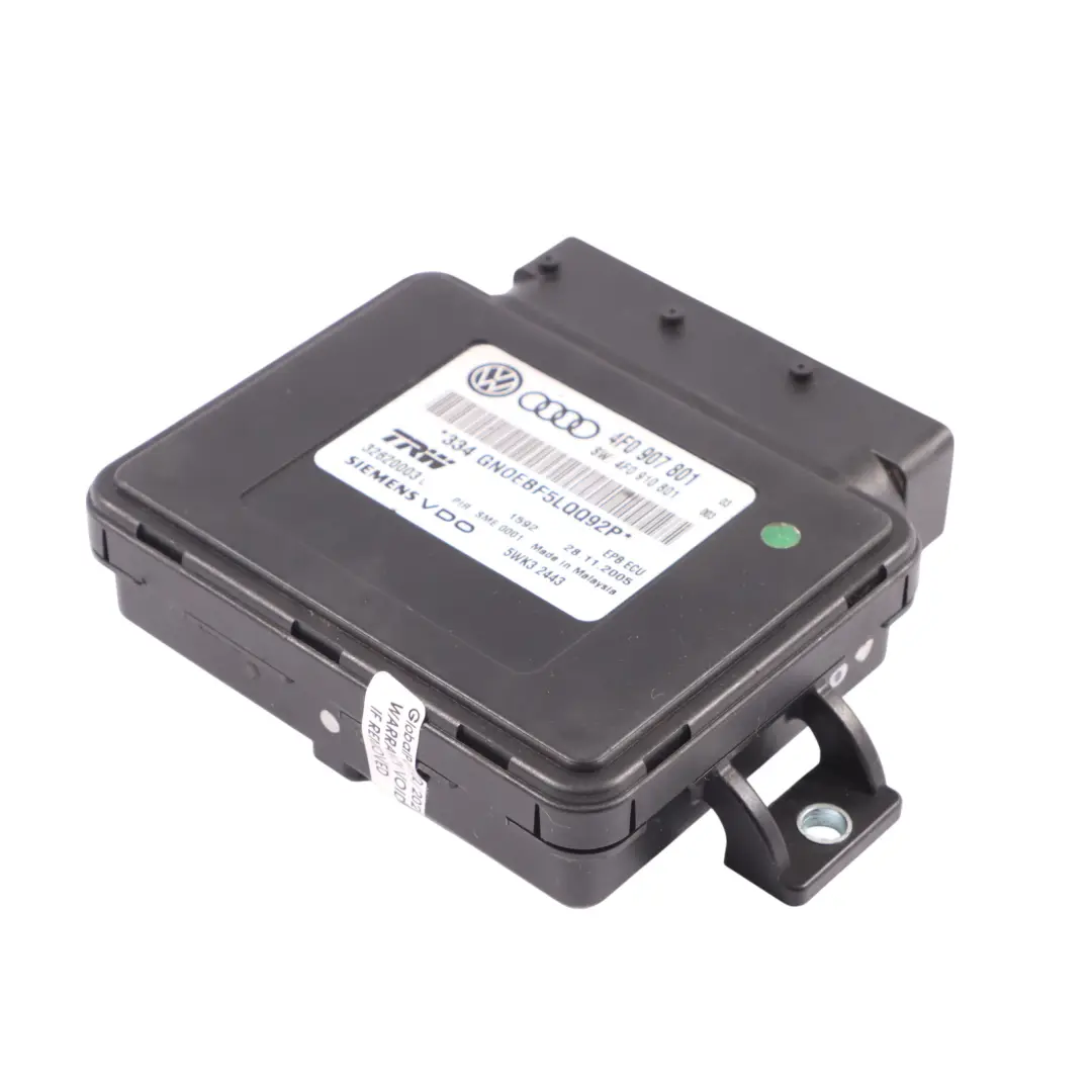 Freno Di Stazionamento Freno A Mano Modulo Di Controllo per Audi A6 C6 con numero di parte 4F0907801 Audi A6 C6 Freno Di Stazionamento Freno A Mano Modulo Di Controllo - SKU 4F0907801 - Numero di parte 4F0907801