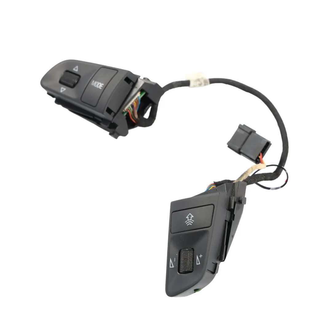 Steering Wheel Multifunction Control Switch Button Set to Audi A3 8P with Part number 4F0951527F Audi A3 8P Steering Wheel Multifunction Control Switch Button Set - SKU 4F0951527F - Part number 4F0951527F