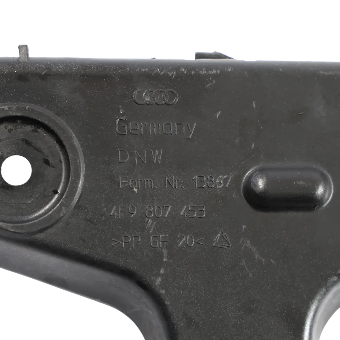 Hintere Stoßstange Halterung Trim Unter Stützung Links für Audi A6 C6 mit Teilenummer 4F9807453 Audi A6 C6 Hintere Stoßstange Halterung Trim Unter Stützung Links - SKU 4F9807453 - Teilenummer 4F9807453