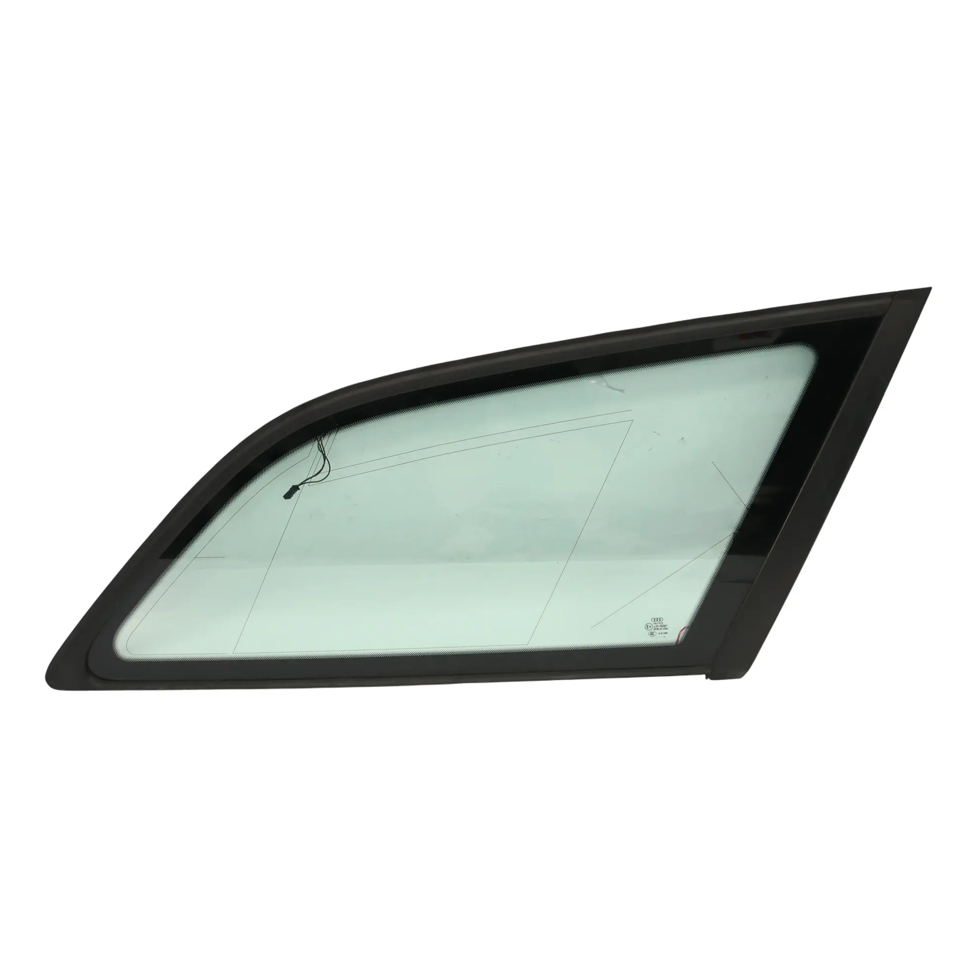 Audi A6 C6 Window Glass Rear Right O/S Quarter Glass Green AS2 4F9845300K