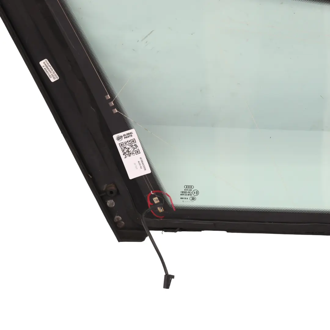 Audi A6 C6 Window Glass Rear Right O/S Quarter Glass Green AS2 - SKU 4F9845300K - Part number 4F9845300K