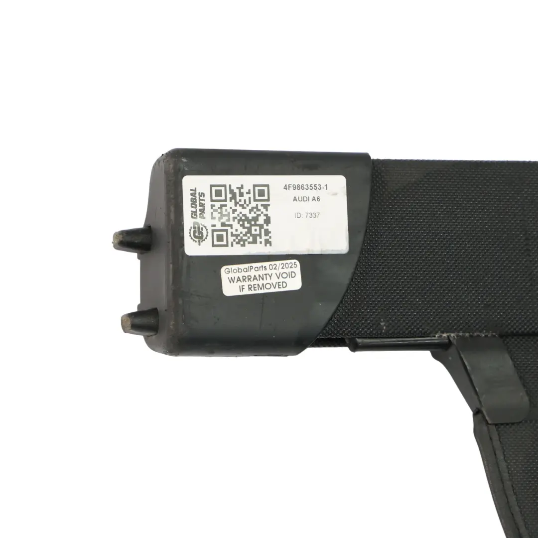 Audi A6 C6 Estor enrollable Trasero Maletero Parcela Estante Negro - SKU 4F9863553-1 - Número de pieza 4F9863553