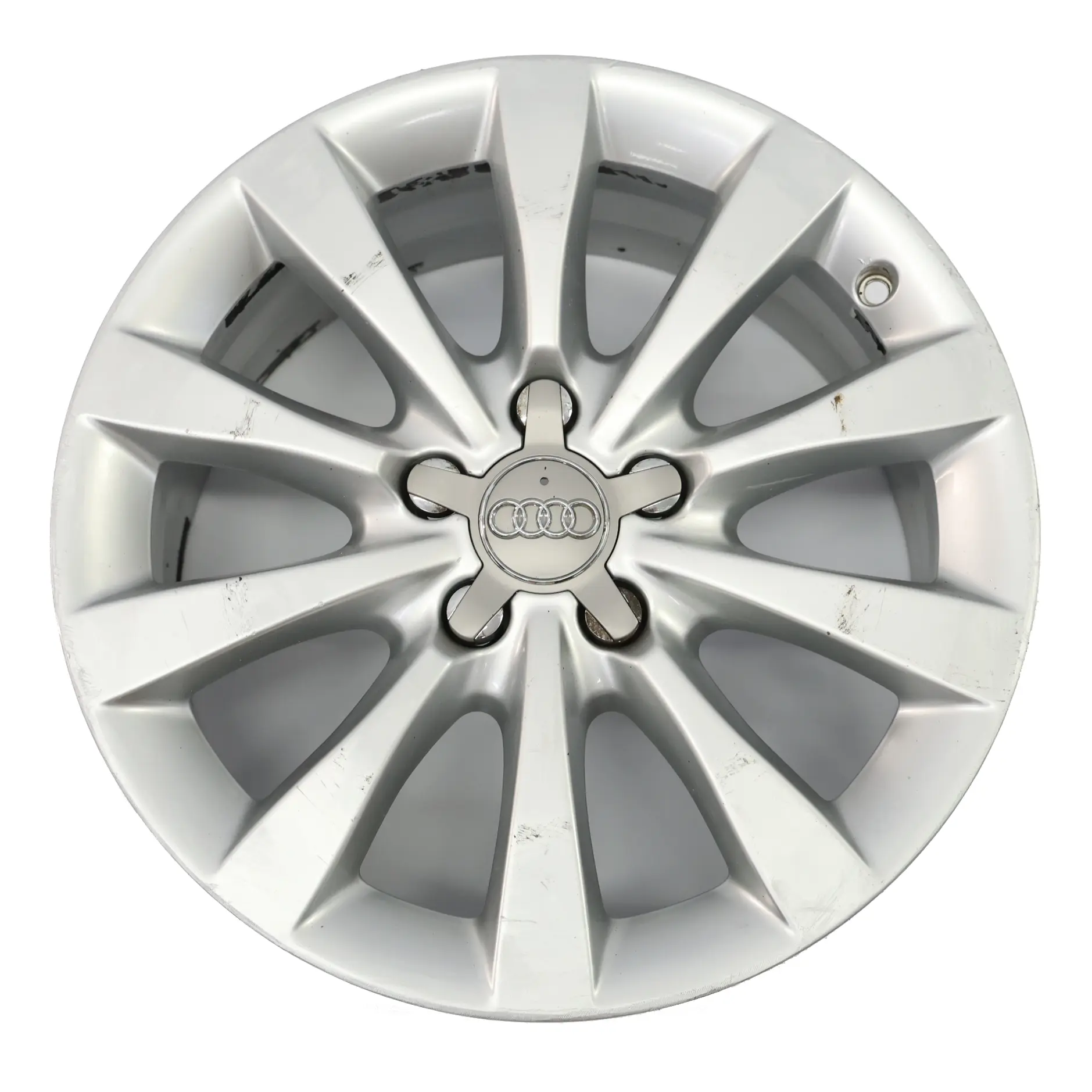 Cerchione Audi A6 C7 A7 4G In Lega Argento 17" 8J ET:39 10 Razze 4G0601025BH