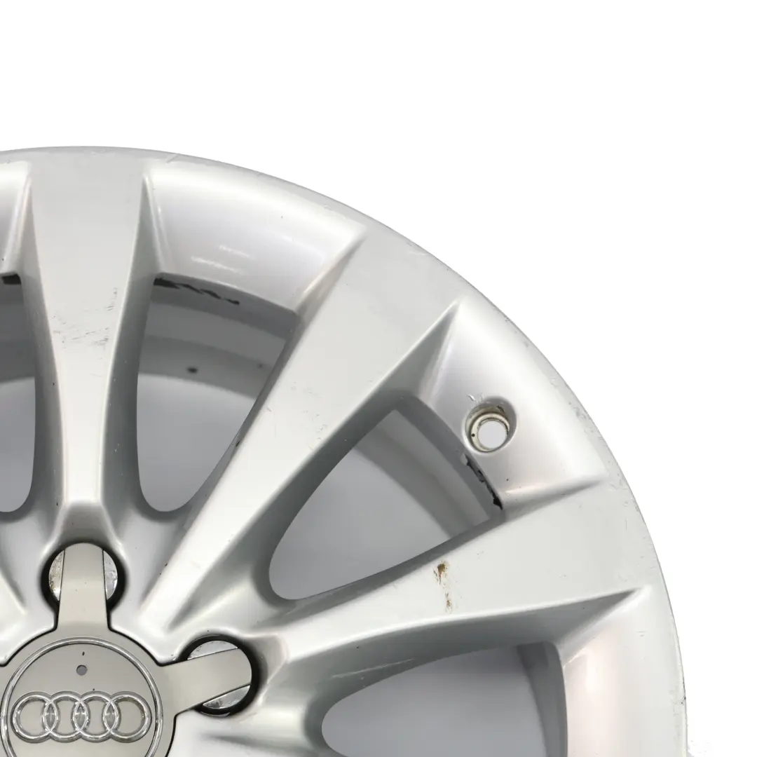  Cerchione Audi A6 C7 A7 4G In Lega Argento 17" 8J ET:39 10 Razze - SKU 4G0601025BH-1 - Numero di parte 4G0601025BH