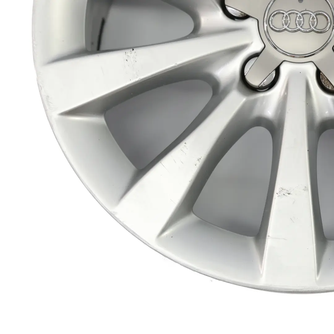 Rim Audi A6 C7 A7 4G Silver Alloy 17" 8J ET:39 10-Spoke to Wheel with Part number 4G0601025BH Wheel Rim Audi A6 C7 A7 4G Silver Alloy 17" 8J ET:39 10-Spoke - SKU 4G0601025BH-1 - Part number 4G0601025BH