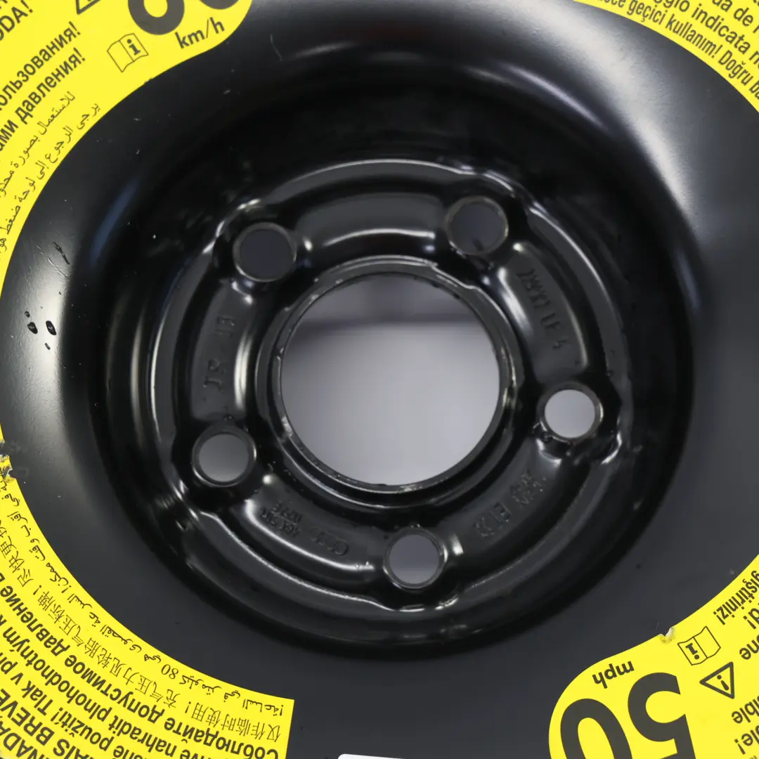 Spare Wheel Audi A7 4G Wheel Steel Tyre 145/60/R20 41/2J ET22 Hankook to with Part number 4G0601027E Spare Wheel Audi A7 4G Wheel Steel Tyre 145/60/R20 41/2J ET22 Hankook - SKU 4G0601027E-1 - Part number 4G0601027E