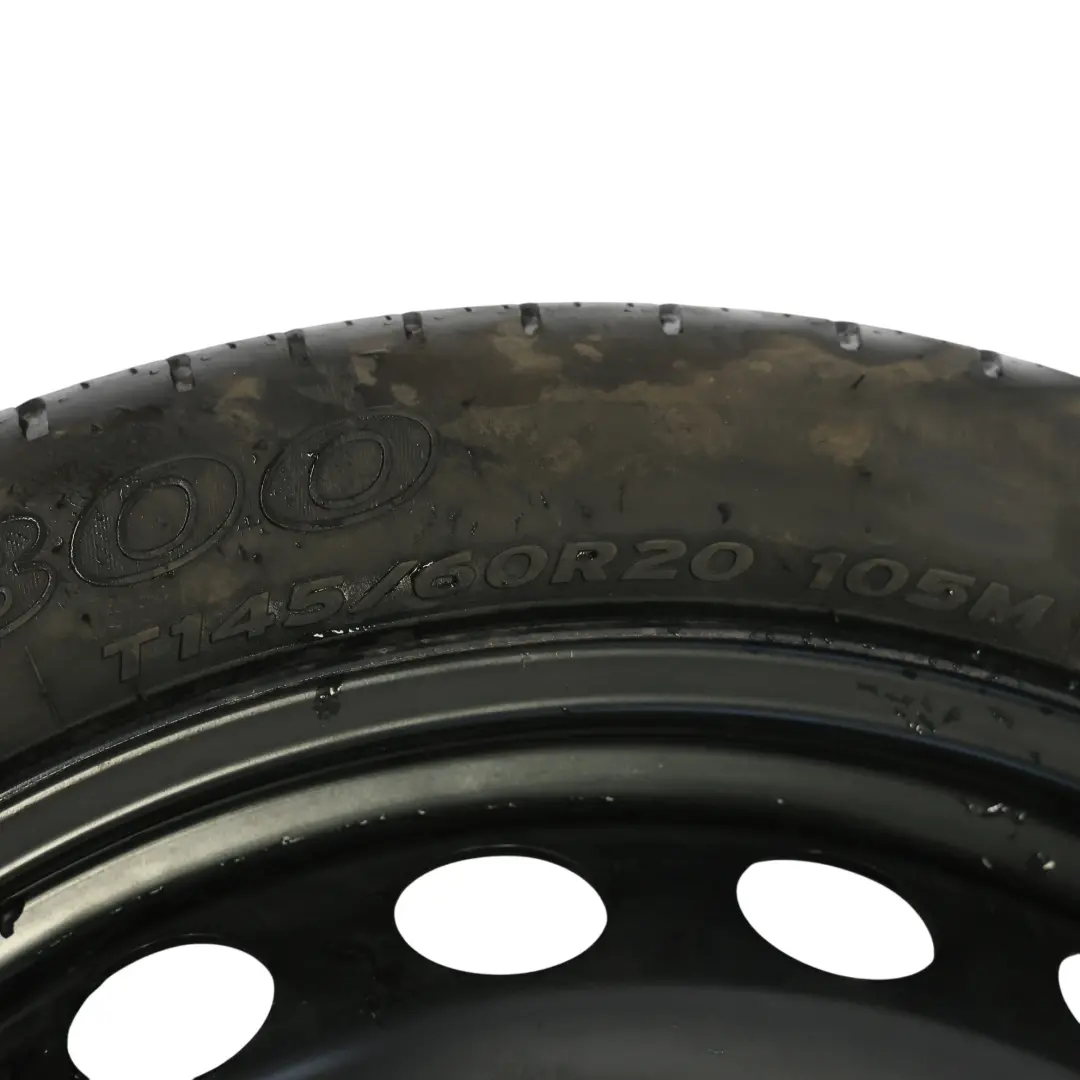  Roue De Secours Audi A7 4G Roue Acier Pneu 145/60/R20 41/2J ET22 Hankook - SKU 4G0601027E-1 - Numéro de pièce 4G0601027E
