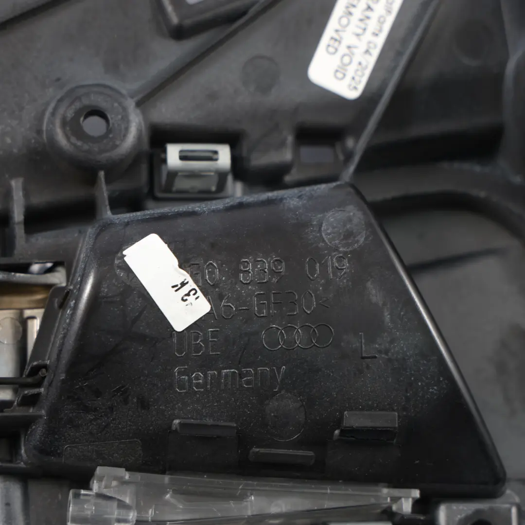 Interior Door Handle Pull Release Lever Left N/S Audi A6 C7 Rear - SKU 4G0839019-1 - Part number 4G0839019