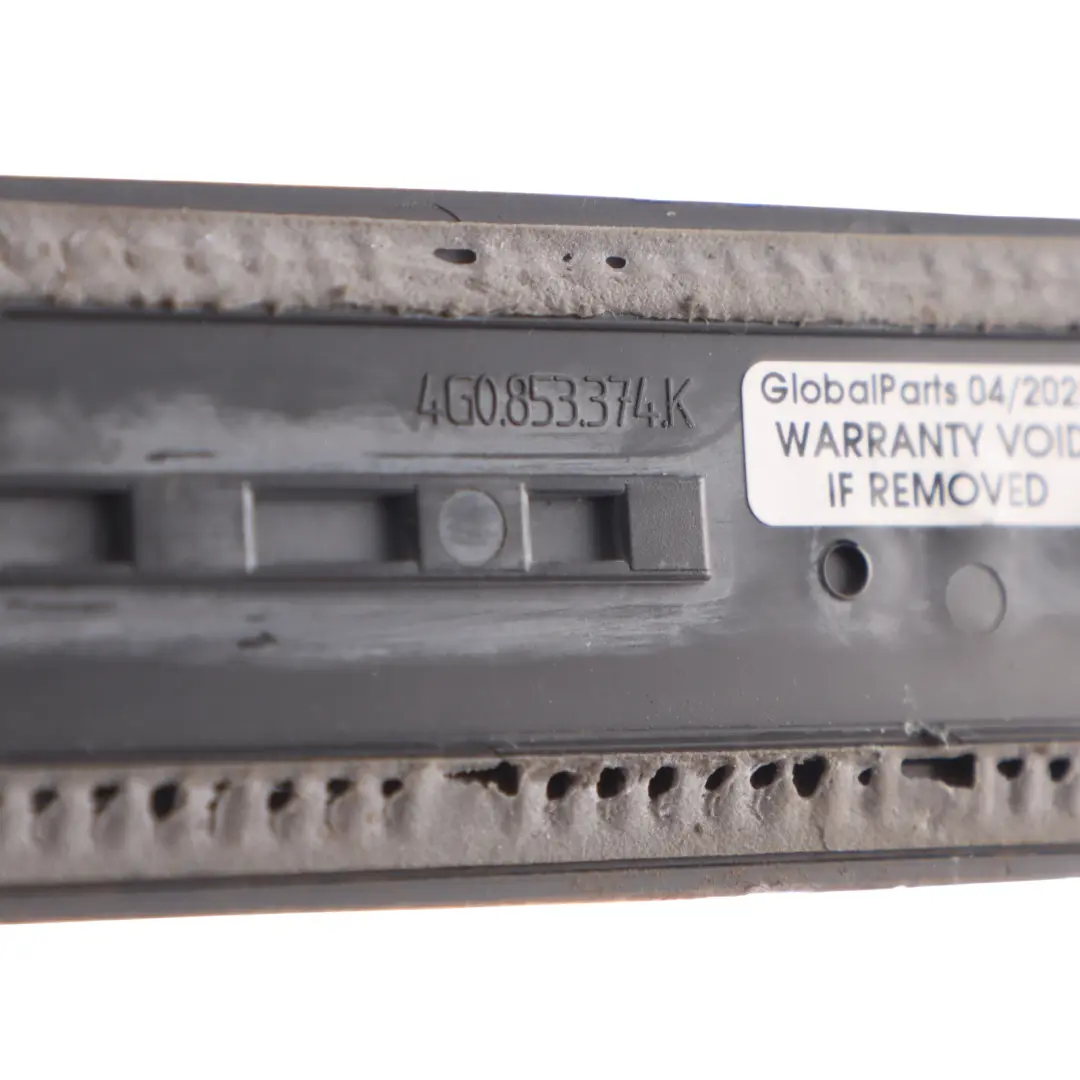 Front Door Entrance Sill Cover Strip Trim Plate Right O/S to Audi A6 C7 with Part number 4G0853374K Audi A6 C7 Front Door Entrance Sill Cover Strip Trim Plate Right O/S - SKU 4G0853374K - Part number 4G0853374K