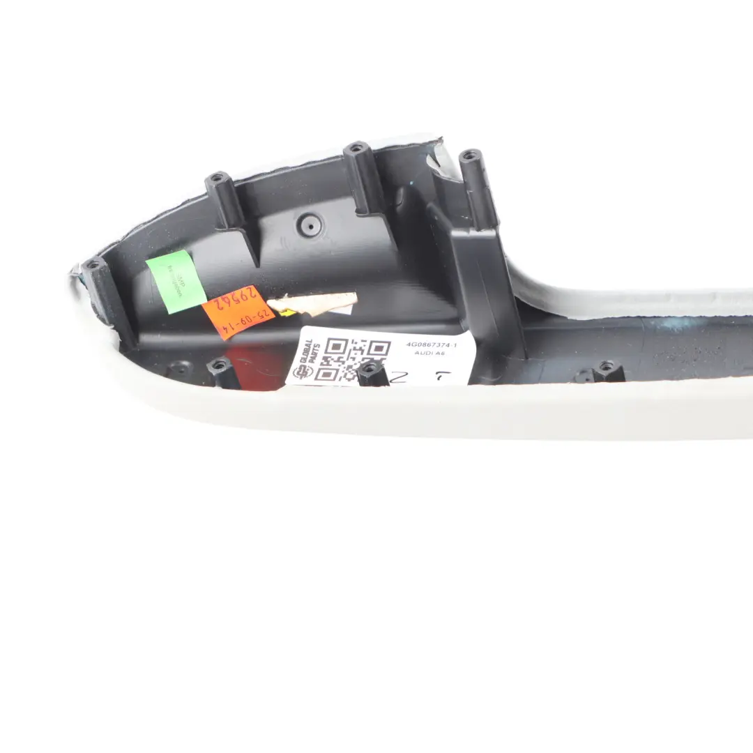 Door Card Interior Handle Trim Arm Rest Right O/S to Audi A6 C7 Rear with Part number 4G0867374 Audi A6 C7 Rear Door Card Interior Handle Trim Arm Rest Right O/S - SKU 4G0867374-1 - Part number 4G0867374