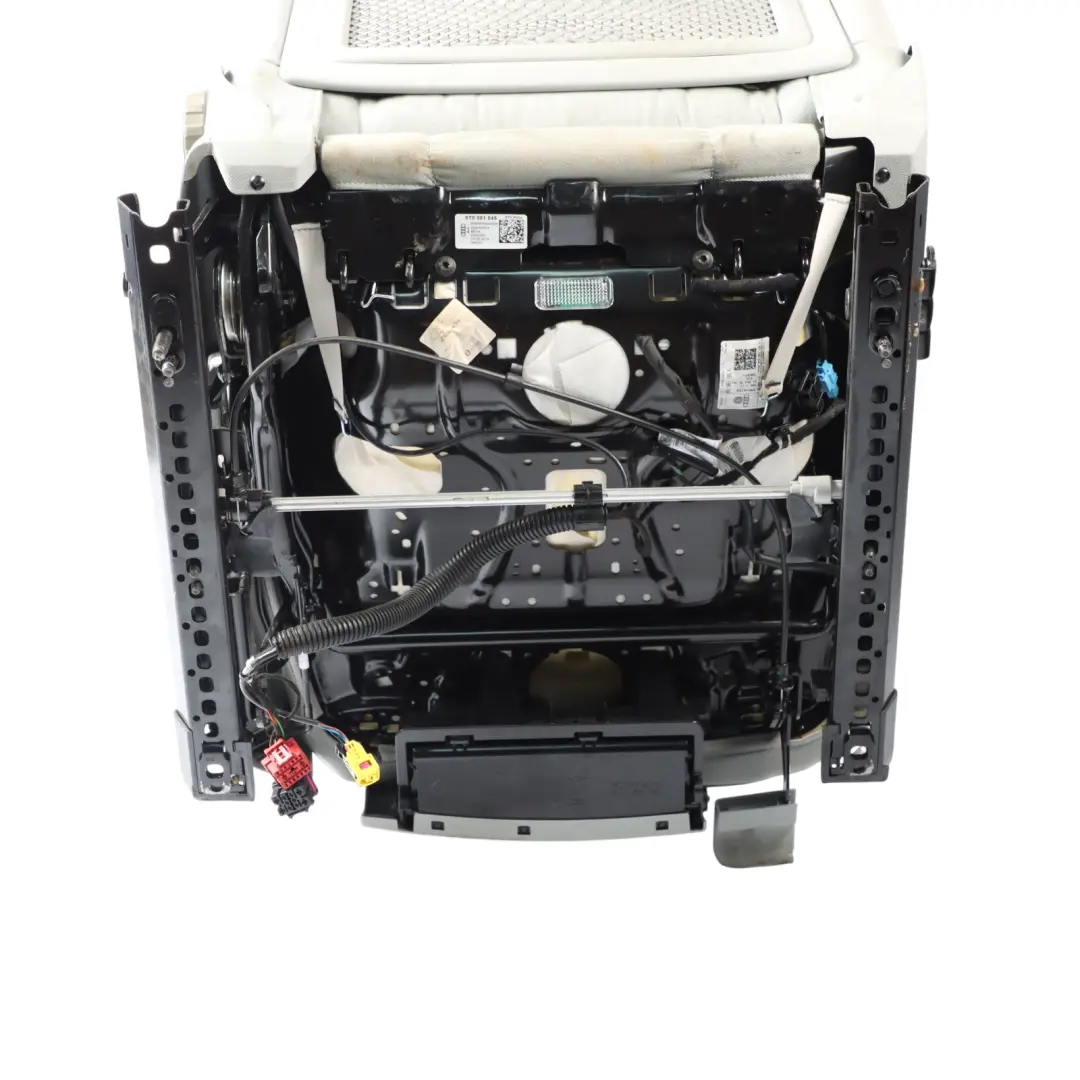 Front Seat Left N/S Interior Leather Titan Grey to Audi A6 C7 4G with Part number 4G0881805D Audi A6 C7 4G Front Seat Left N/S Interior Leather Titan Grey - SKU 4G0881805D-2 - Part number 4G0881805D