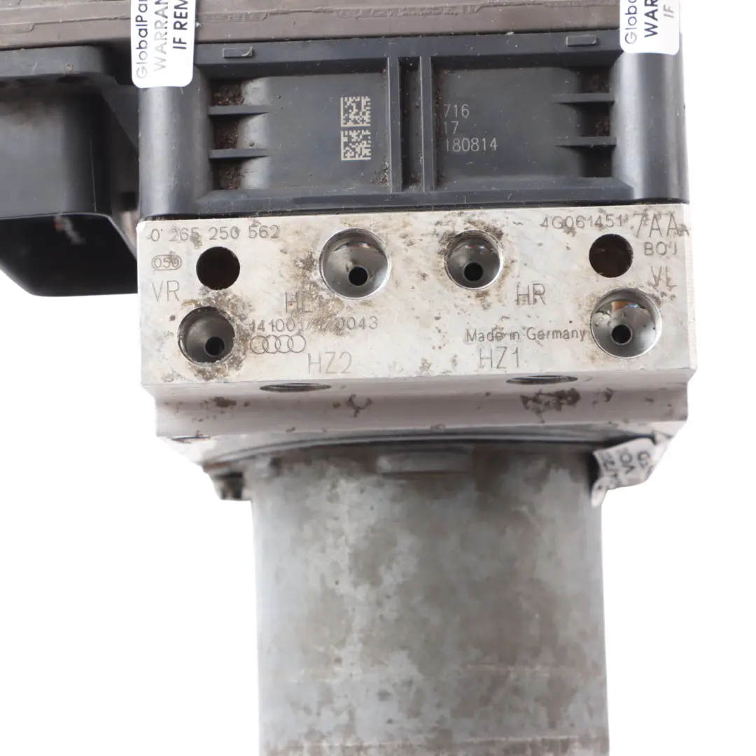 Brake Pump ABS Module Hydraulic Control Braking Unit to Audi A6 C7 A7 4G with Part number 4G0907379L Audi A6 C7 A7 4G Brake Pump ABS Module Hydraulic Control Braking Unit - SKU 4G0907379L - Part number 4G0907379L