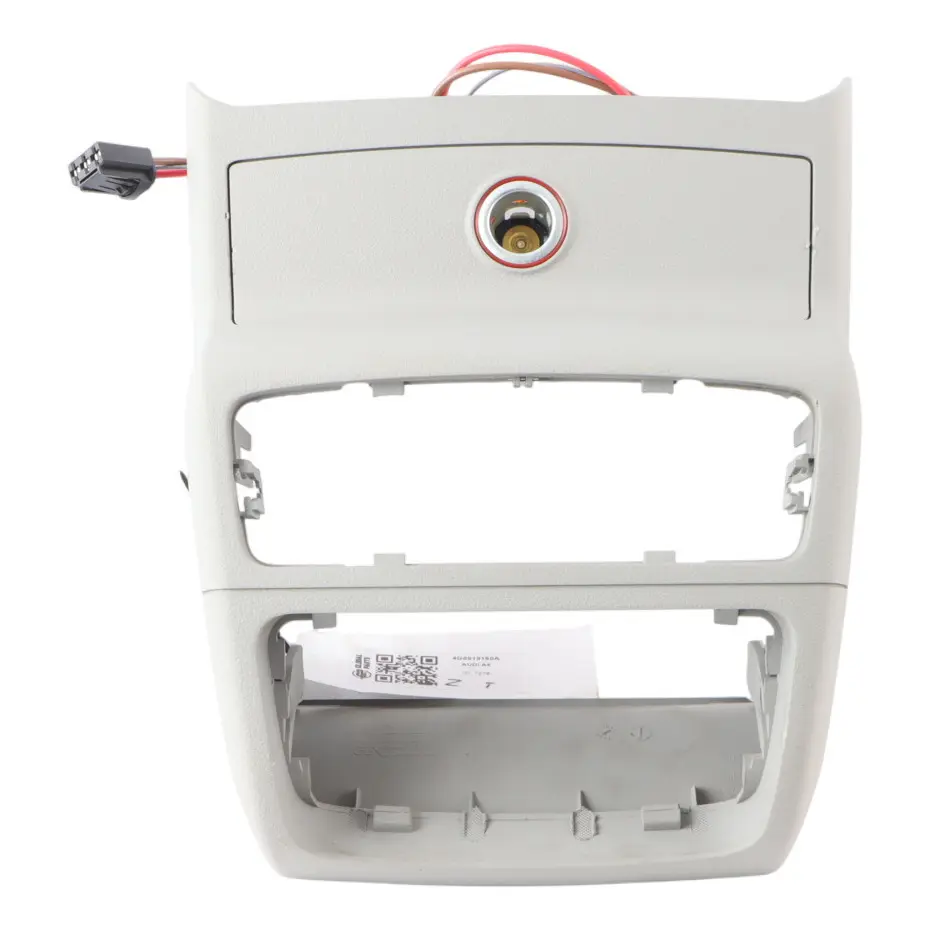 Centre Console Lighter Surround Trim Cover Panel to Audi A6 C7 Rear with Part number 4G0919180A Audi A6 C7 Rear Centre Console Lighter Surround Trim Cover Panel - SKU 4G0919180A - Part number 4G0919180A
