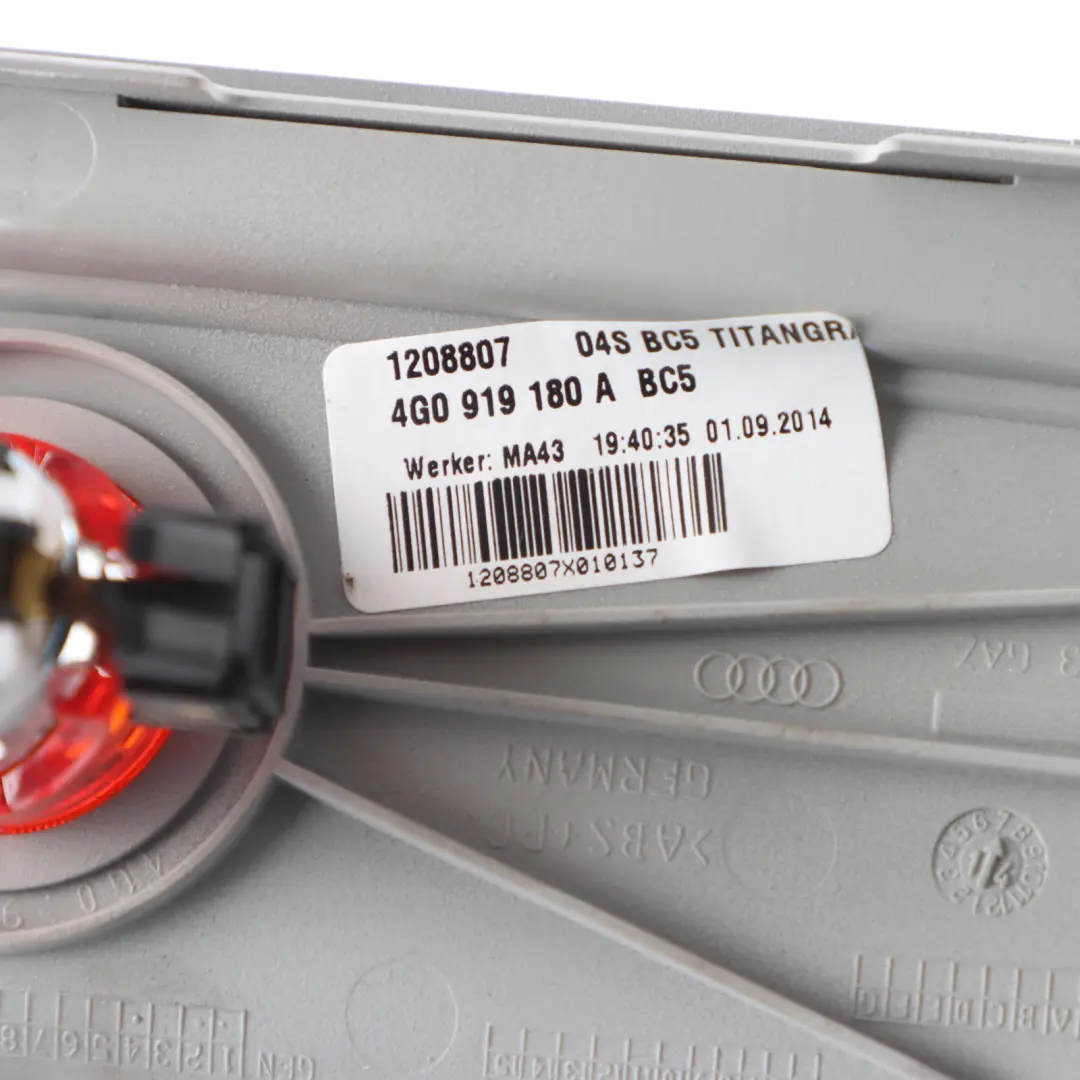 Centre Console Lighter Surround Trim Cover Panel to Audi A6 C7 Rear with Part number 4G0919180A Audi A6 C7 Rear Centre Console Lighter Surround Trim Cover Panel - SKU 4G0919180A - Part number 4G0919180A