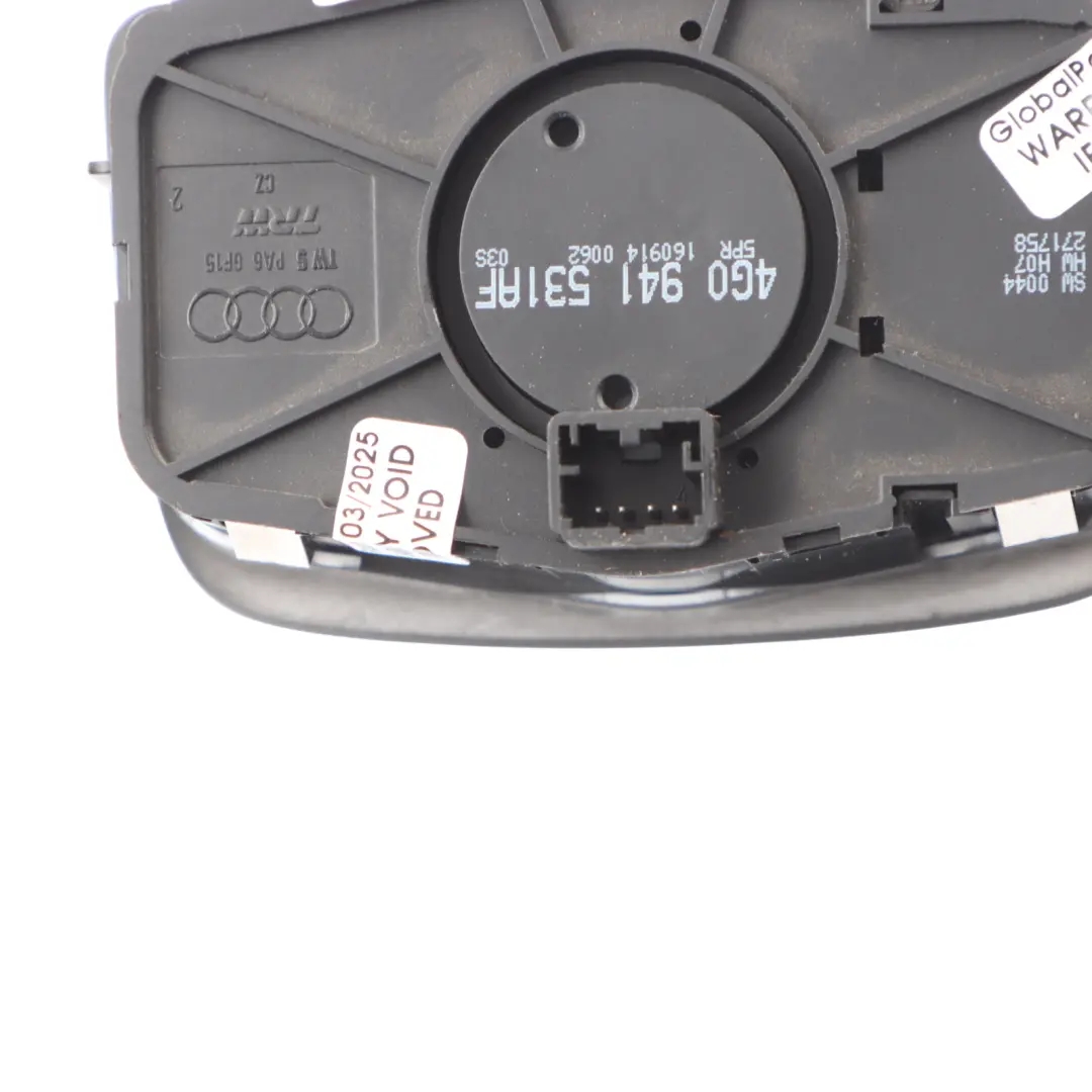 Headlight Level Adjuster Switch Light Control Unit to Audi A6 C7 with Part number 4G0941531AF Audi A6 C7 Headlight Level Adjuster Switch Light Control Unit - SKU 4G0941531AF - Part number 4G0941531AF