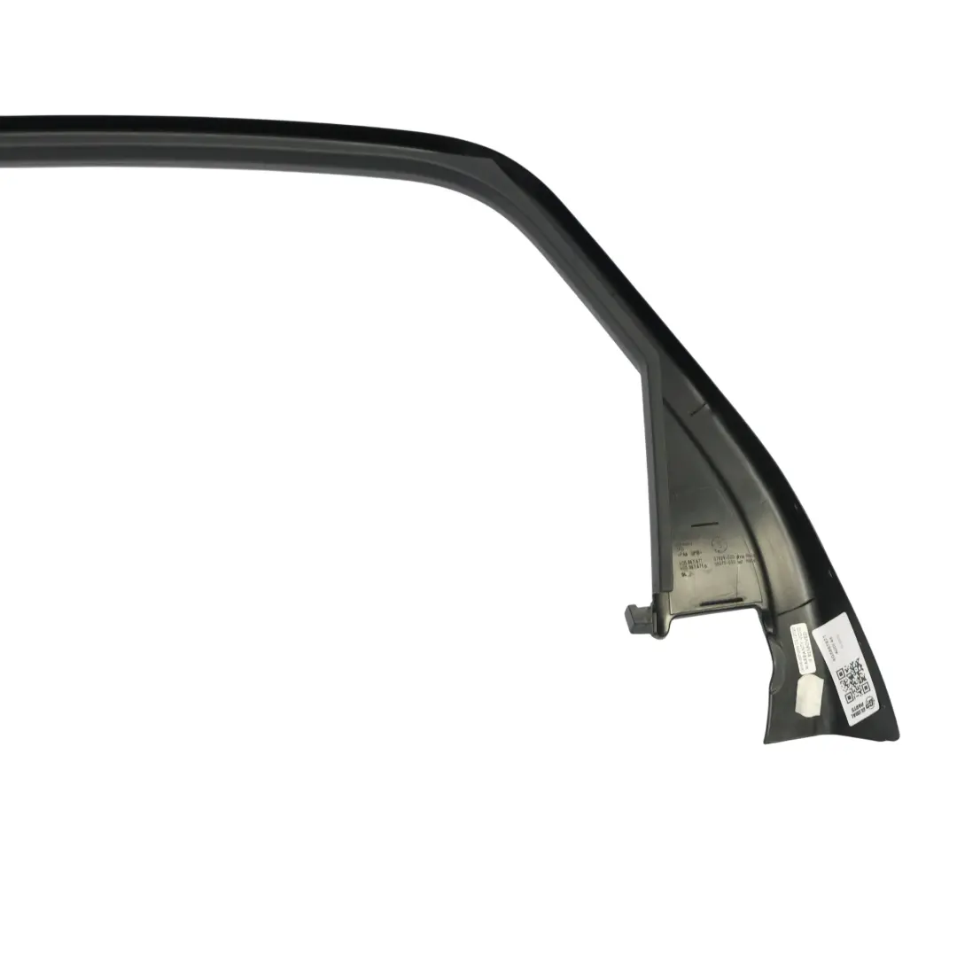Door Window Frame Guide Trim Left N/S Black to Audi A6 C7 Sedan Rear with Part number 4G5867671 Audi A6 C7 Sedan Rear Door Window Frame Guide Trim Left N/S Black - SKU 4G5867671 - Part number 4G5867671