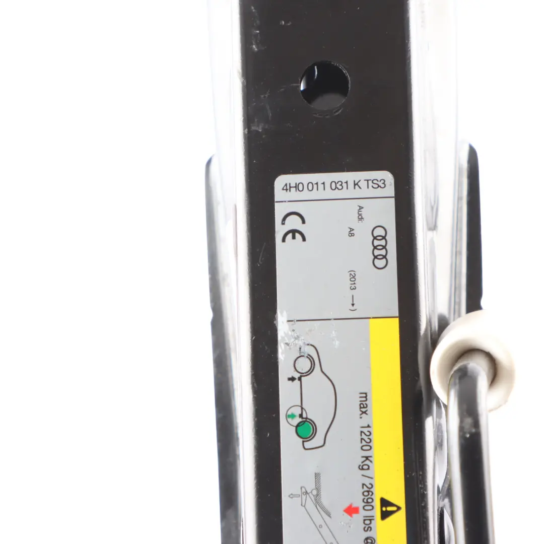 Lifting Jack Audi A8 D4 Spare Wheel Tool Emergency Car Lifter to with Part number 4H0011031K Lifting Jack Audi A8 D4 Spare Wheel Tool Emergency Car Lifter - SKU 4H0011031K - Part number 4H0011031K