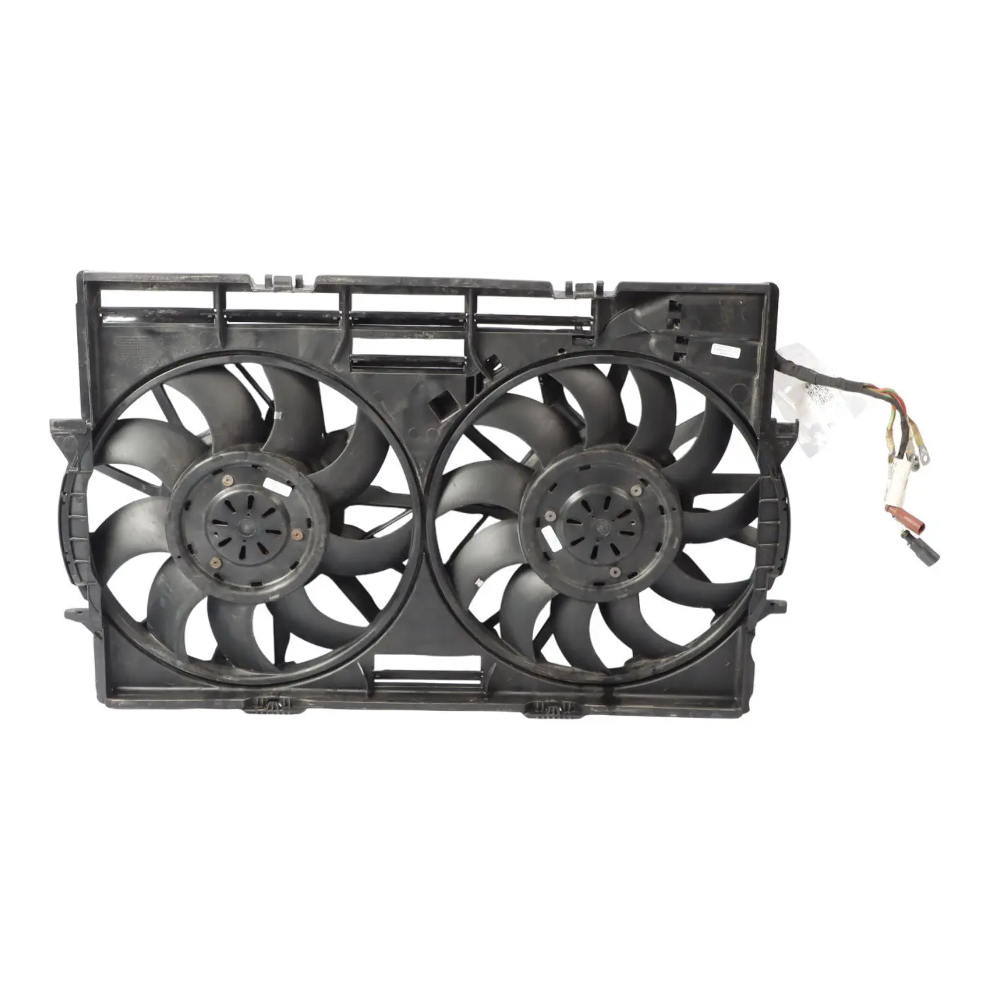Audi A6 C7 Engine Cooling Double Coolant Fan Motor Shroud 3.0 Diesel 4H0121003M