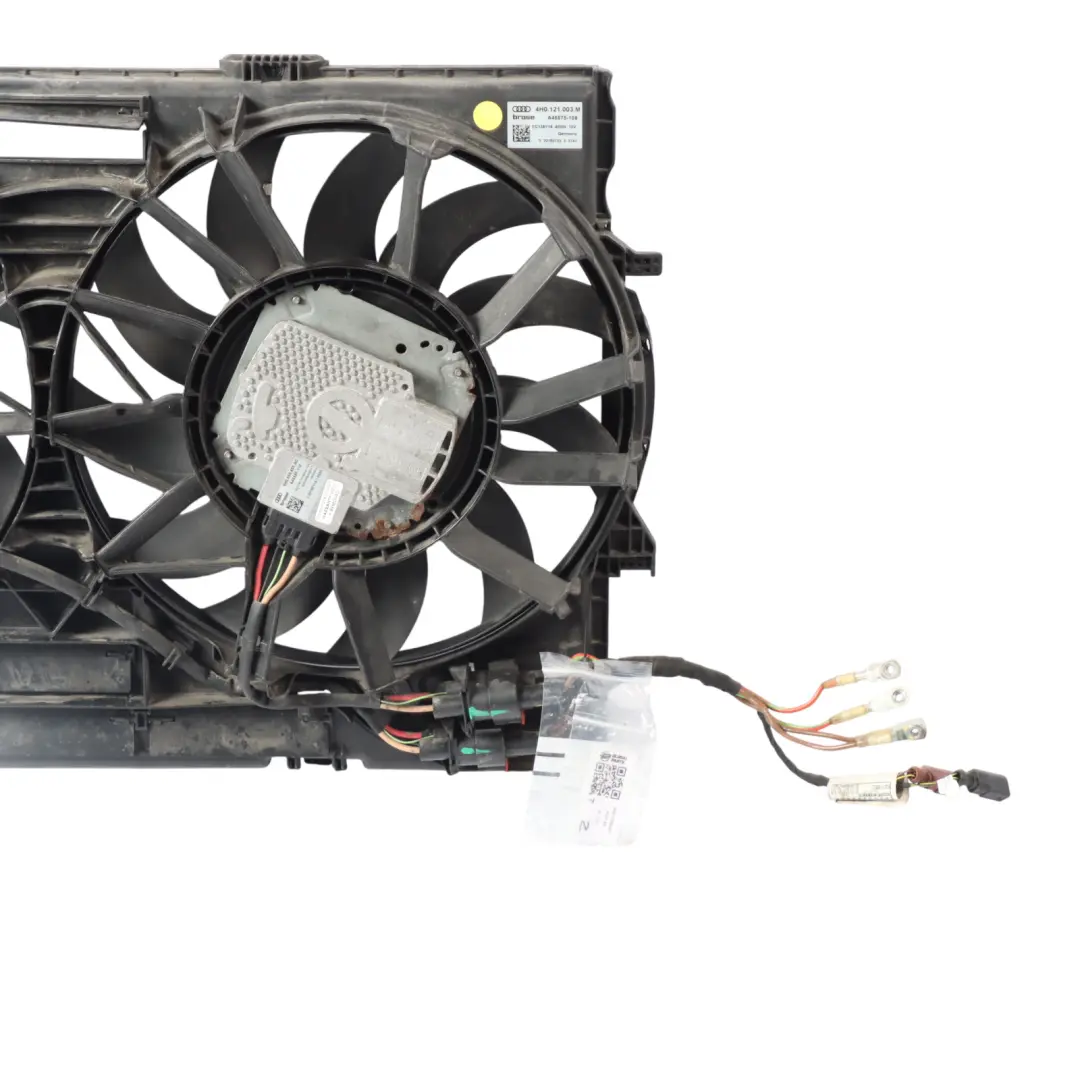 Cooling Double Coolant Fan Motor Shroud 3.0 Diesel to Audi A6 C7 Engine with Part number 4H0121003M Audi A6 C7 Engine Cooling Double Coolant Fan Motor Shroud 3.0 Diesel - SKU 4H0121003M - Part number 4H0121003M