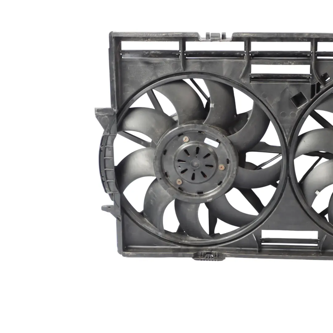 Audi A6 C7 Engine Cooling Double Coolant Fan Motor Shroud 3.0 Diesel - SKU 4H0121003M - Part number 4H0121003M