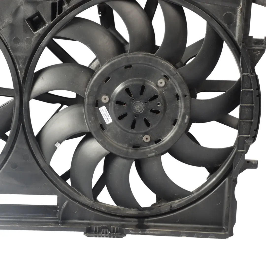 Audi A6 C7 Engine Cooling Double Coolant Fan Motor Shroud 3.0 Diesel - SKU 4H0121003M - Part number 4H0121003M