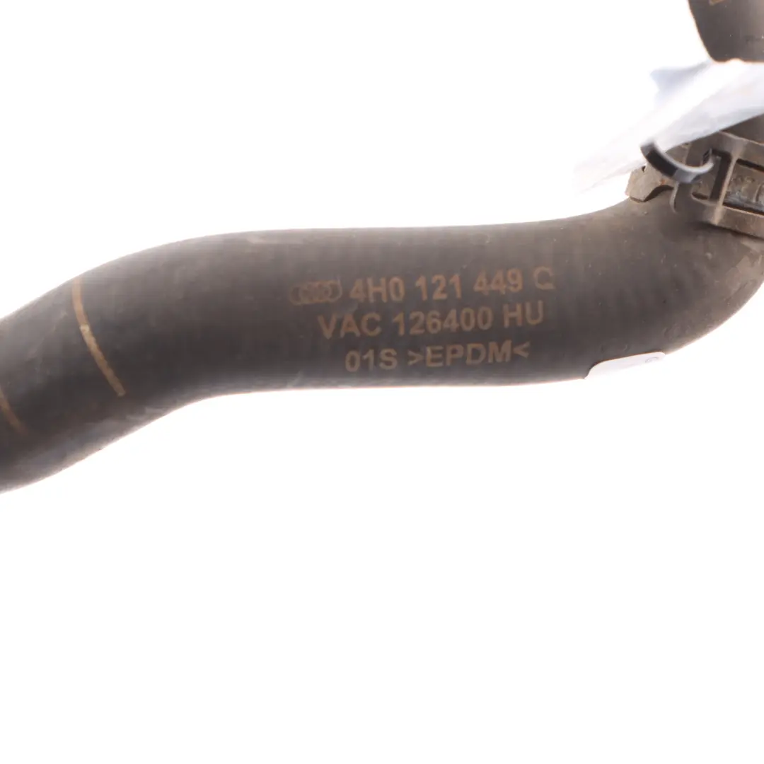 CLAA Tubo Manguera Línea Refrigerante Agua para Audi A6 C7 3.0 TDI con número de pieza 4H0121449Q Audi A6 C7 3.0 TDI CLAA Tubo Manguera Línea Refrigerante Agua - SKU 4H0121449Q - Número de pieza 4H0121449Q