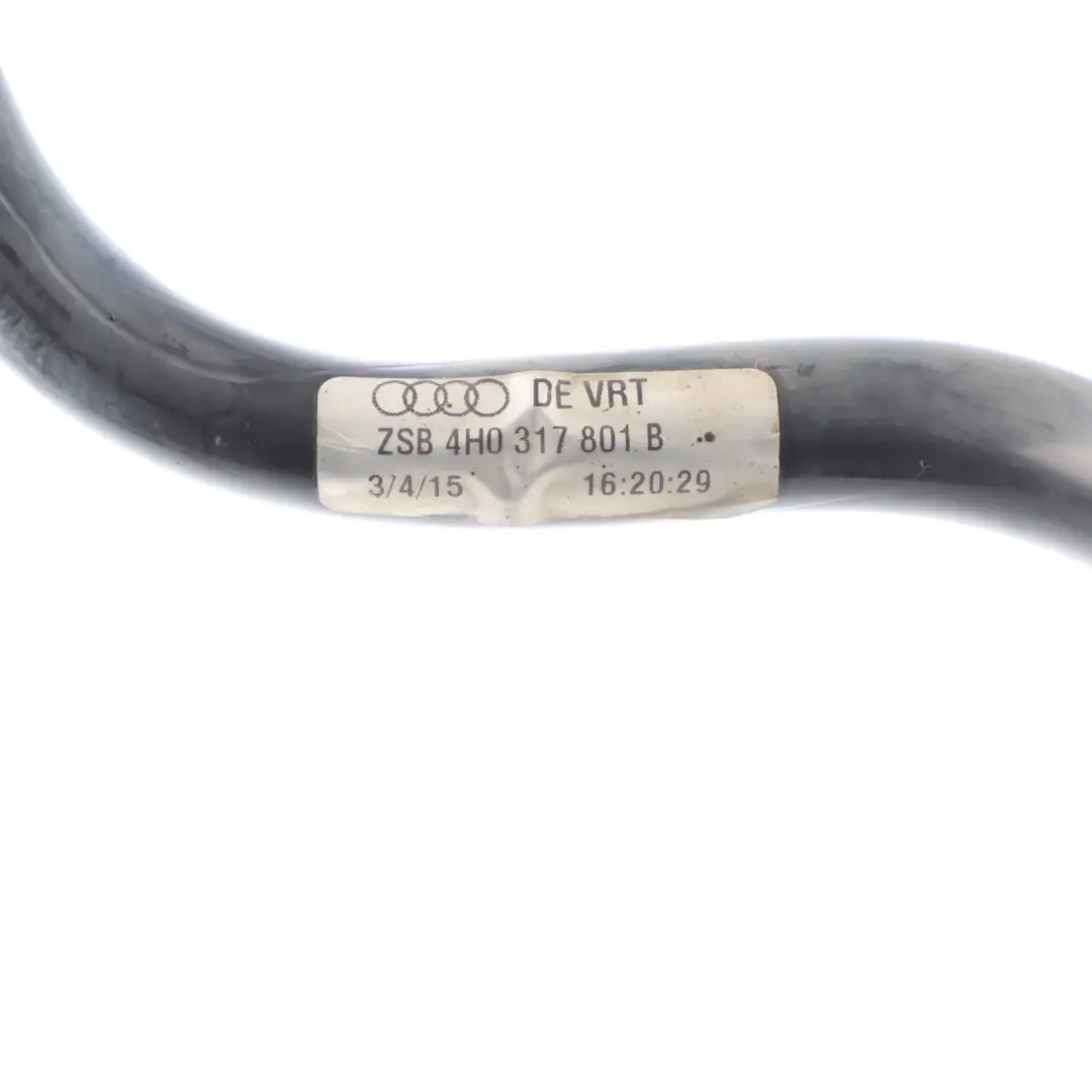 Audi A8 D4 3.0 TDI Quattro Gearbox Cooling Oil Pressure Pipe Hose Line 4H03178 - SKU 4H0317801B - Part number 4H0317801B