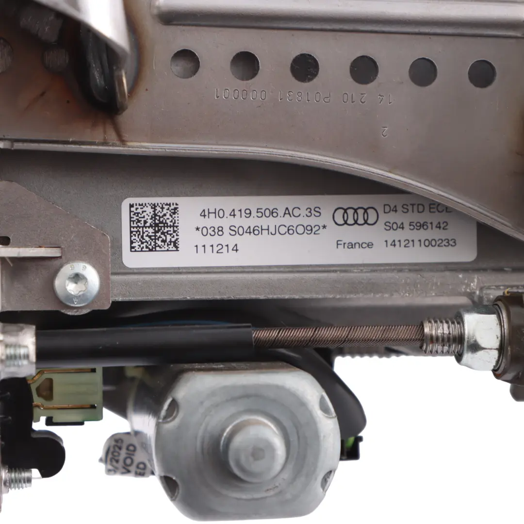 Audi A8 D4 Steering Column Shaft Electrical Adjustment Power Steering - SKU 4H0419512D - Part number 4H0419512D