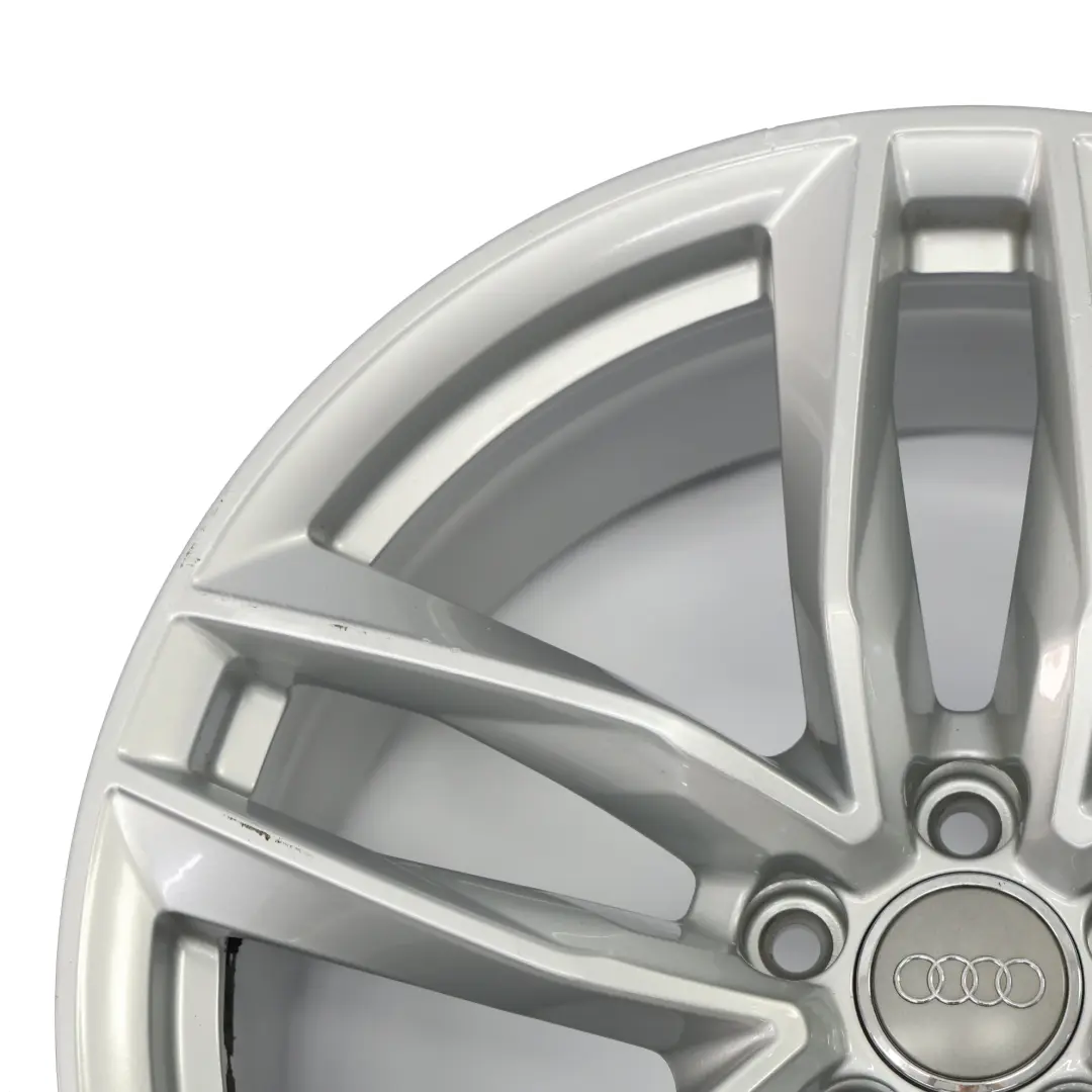 Rim Audi A7 C7 4G A8 4H Silver Alloy 20" 9J ET:37 Star Spoke to Wheel with Part number 4H0601025BS Wheel Rim Audi A7 C7 4G A8 4H Silver Alloy 20" 9J ET:37 Star Spoke - SKU 4H0601025BS-4 - Part number 4H0601025BS