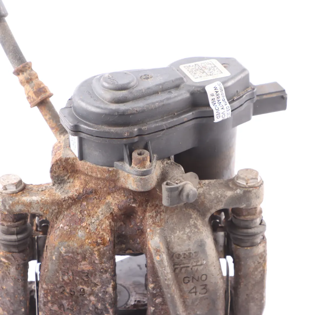 Brake Caliper Audi A8 4H Rear Wheel Braking Unit Left N/S to with Part number 4H0615403 Brake Caliper Audi A8 4H Rear Wheel Braking Unit Left N/S - SKU 4H0615403 - Part number 4H0615403