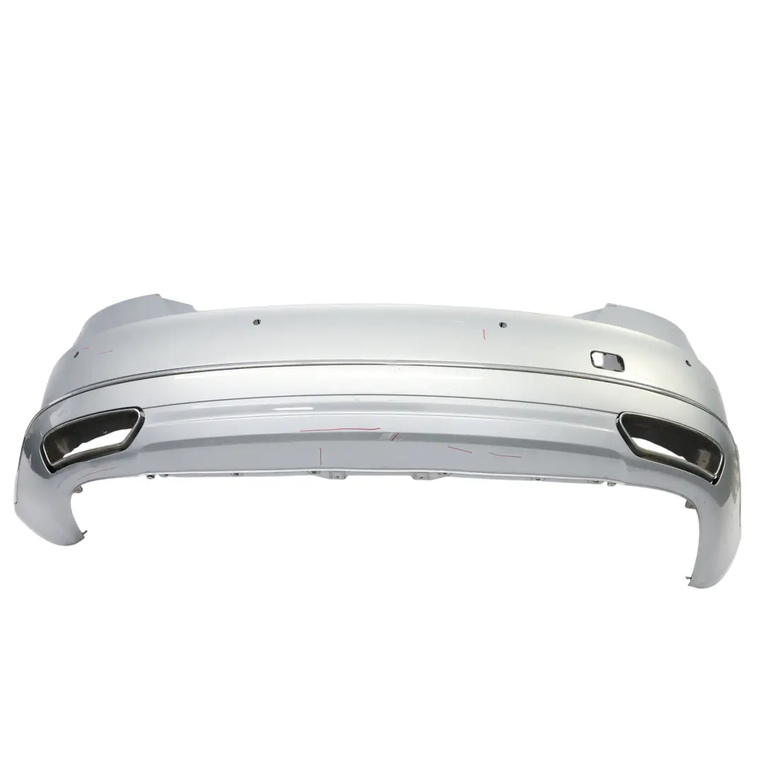 Bumper Audi A8 D4 Trim Cover PDC Parktronic Foil Silver Metallic - Z7G to Rear with Part number 4H0807067E Rear Bumper Audi A8 D4 Trim Cover PDC Parktronic Foil Silver Metallic - Z7G - SKU 4H0807067E-FSI - Part number 4H0807067E