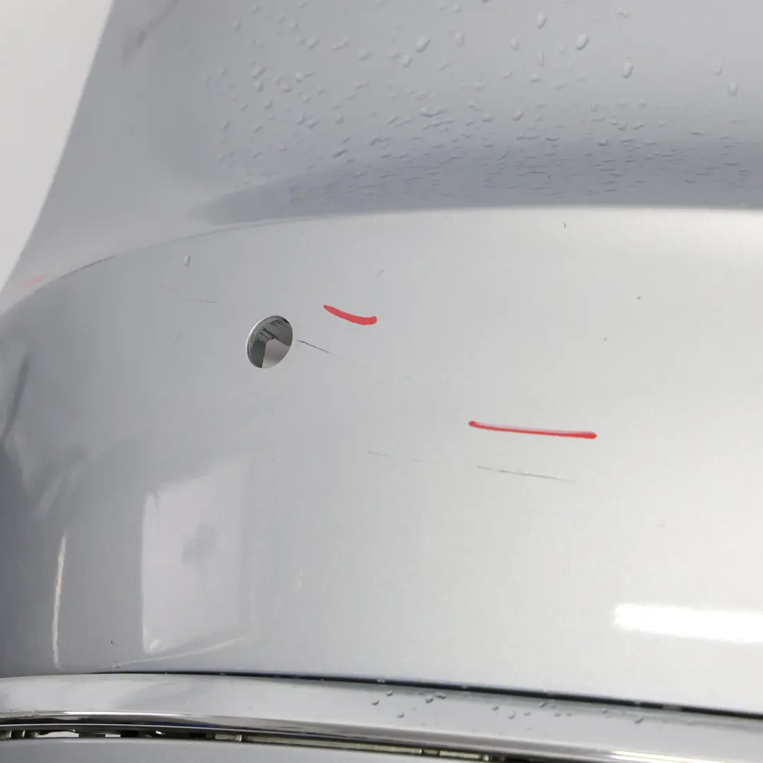 Bumper Audi A8 D4 Trim Cover PDC Parktronic Foil Silver Metallic - Z7G to Rear with Part number 4H0807067E Rear Bumper Audi A8 D4 Trim Cover PDC Parktronic Foil Silver Metallic - Z7G - SKU 4H0807067E-FSI - Part number 4H0807067E