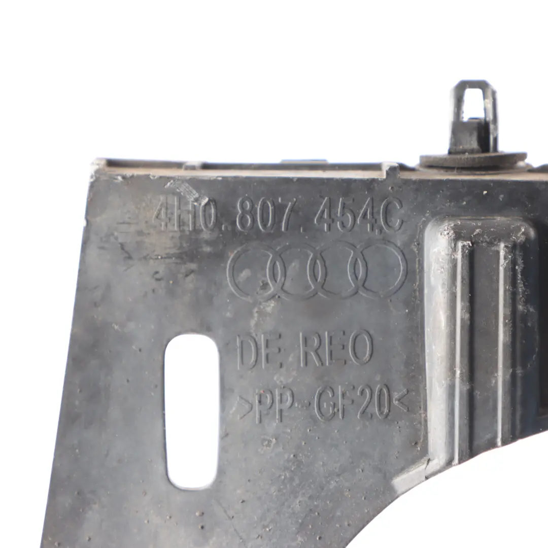 Wspornik Montażowy Tylnego Zderzaka Prawy do Audi A8 D4 o numerze 4H0807454C Audi A8 D4 Wspornik Montażowy Tylnego Zderzaka Prawy - SKU 4H0807454C - Numer Części 4H0807454C
