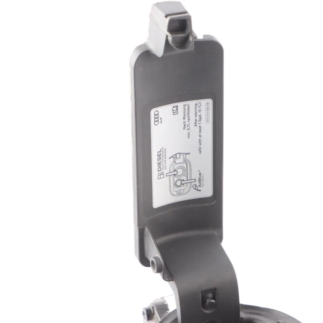 Audi A8 D4 Fuel Filler Flap Cover Pot Carrier Mount Housing - SKU 4H0809857C - Part number 4H0809857C