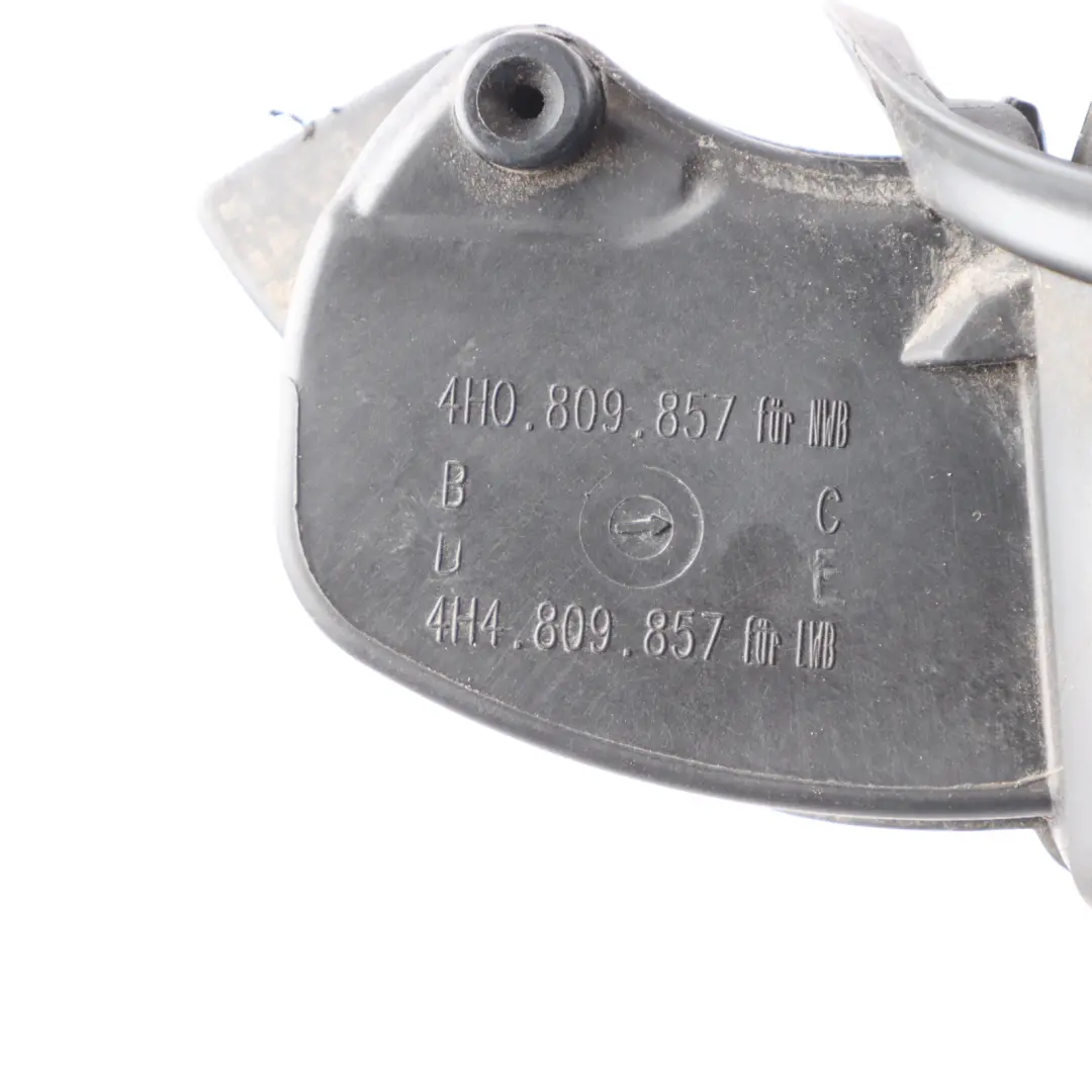 Filler Flap Cover Pot Carrier Mount Housing to Audi A8 D4 Fuel with Part number 4H0809857C Audi A8 D4 Fuel Filler Flap Cover Pot Carrier Mount Housing - SKU 4H0809857C - Part number 4H0809857C