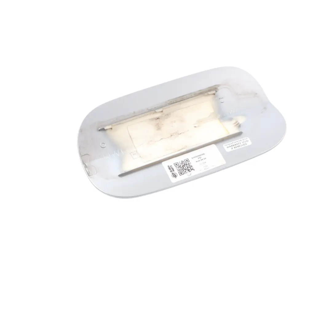 Filler Flap Tank Cap Cover Foil Silver Metallic - Z7G to Audi A8 D4 Fuel with Part number 4H0809909B Audi A8 D4 Fuel Filler Flap Tank Cap Cover Foil Silver Metallic - Z7G - SKU 4H0809909B-FSI - Part number 4H0809909B