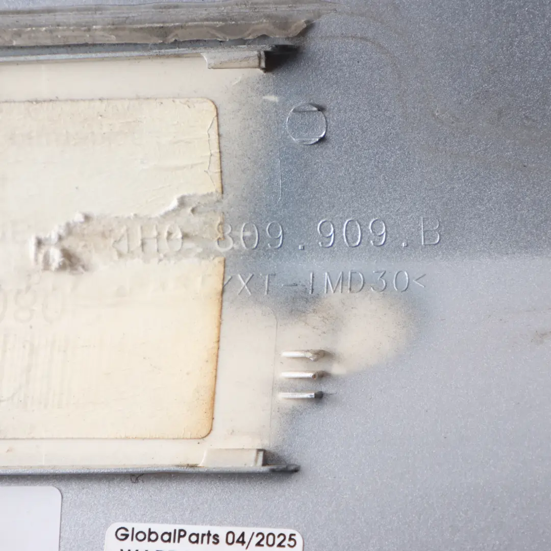 Filler Flap Tank Cap Cover Foil Silver Metallic - Z7G to Audi A8 D4 Fuel with Part number 4H0809909B Audi A8 D4 Fuel Filler Flap Tank Cap Cover Foil Silver Metallic - Z7G - SKU 4H0809909B-FSI - Part number 4H0809909B