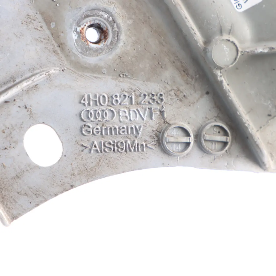 Soporte Guardabarros Delantero Izquierdo para Audi A8 D4 con número de pieza 4H0821233 Audi A8 D4 Soporte Guardabarros Delantero Izquierdo - SKU 4H0821135E - Número de pieza 4H0821233